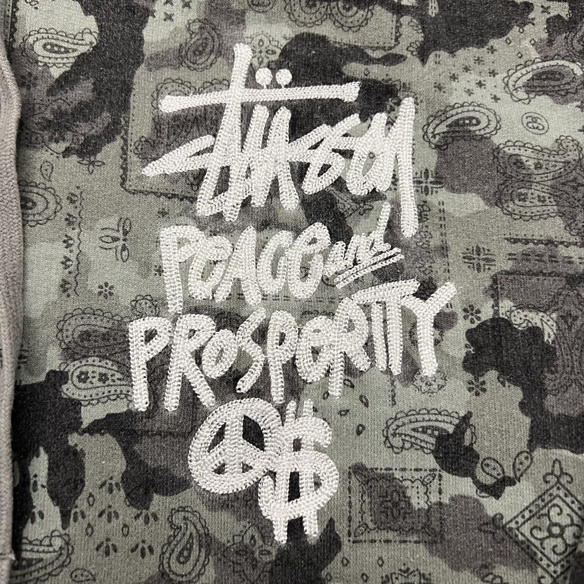 Stussy Stussy Peace and Prosperity Camo Zip Up Hoodie Size US XL / EU 56 / 4 - 4 Thumbnail