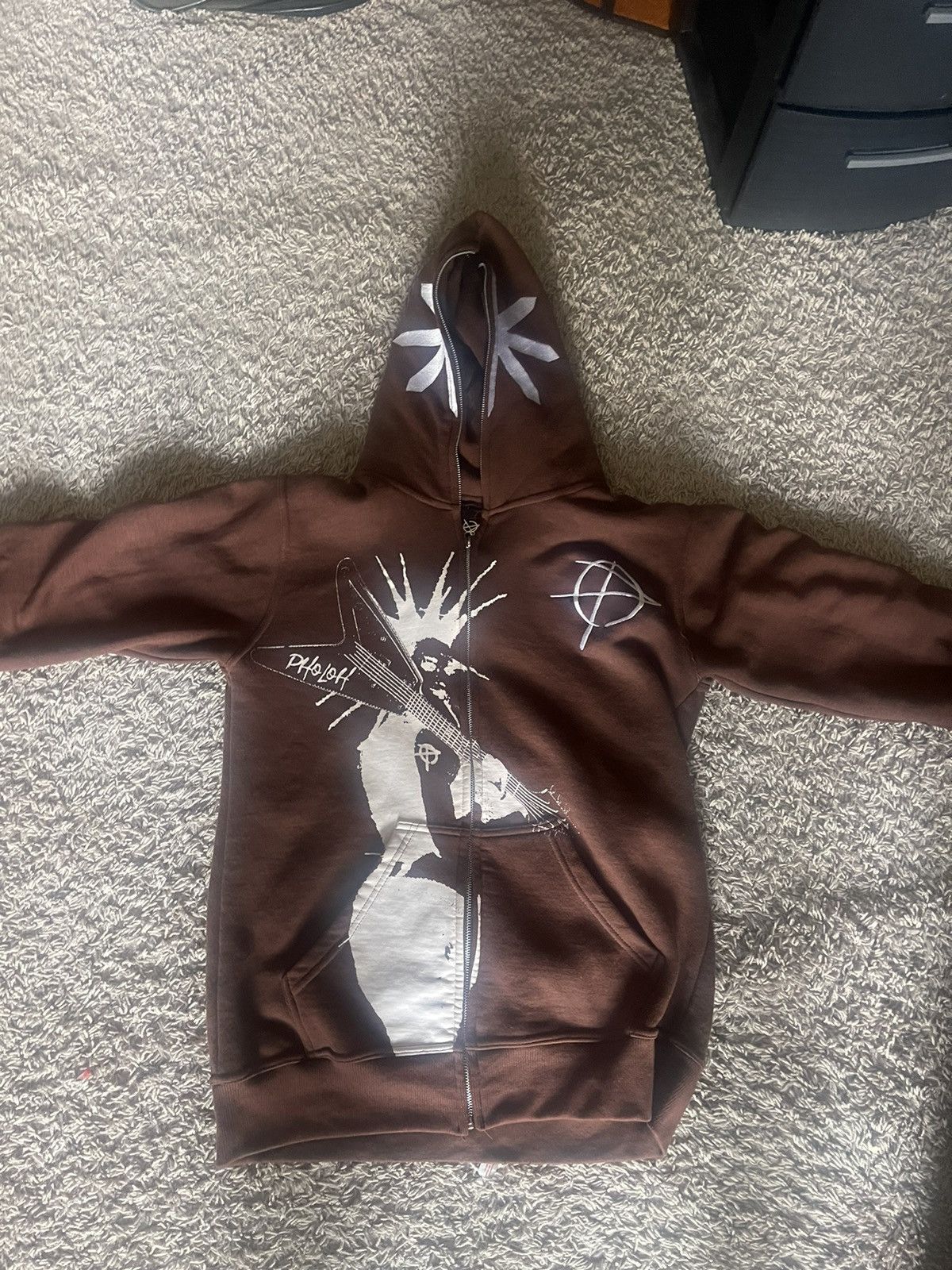 Other Pholoh Brown Punk Hoodie Size US M / EU 48-50 / 2 - 1 Thumbnail