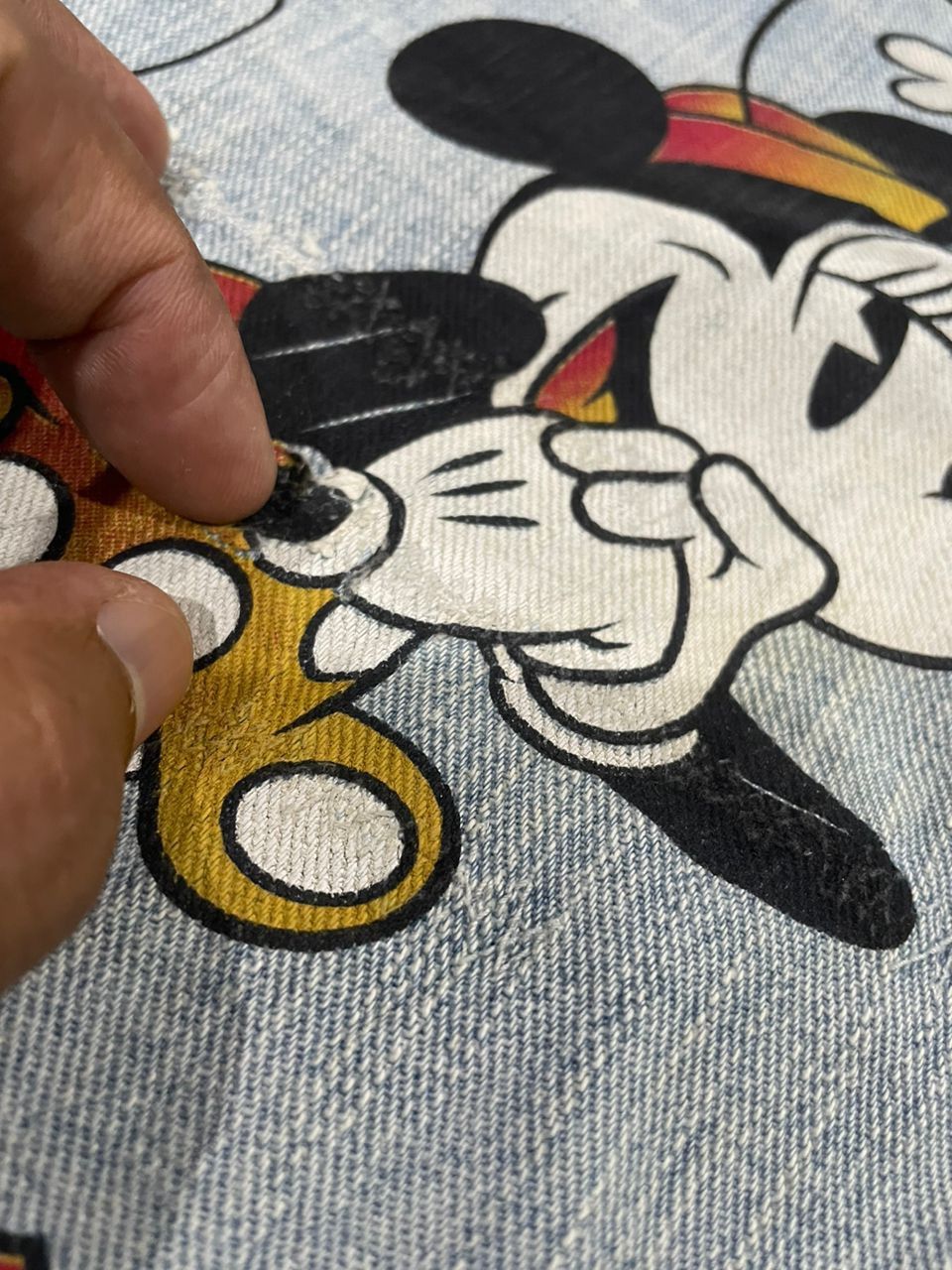 If Six Was Nine × Le Grande Bleu (L.G.B.) Disney x International World Jeans Japan Painter Minnie Jean Size US 32 / EU 48 - 22 Thumbnail