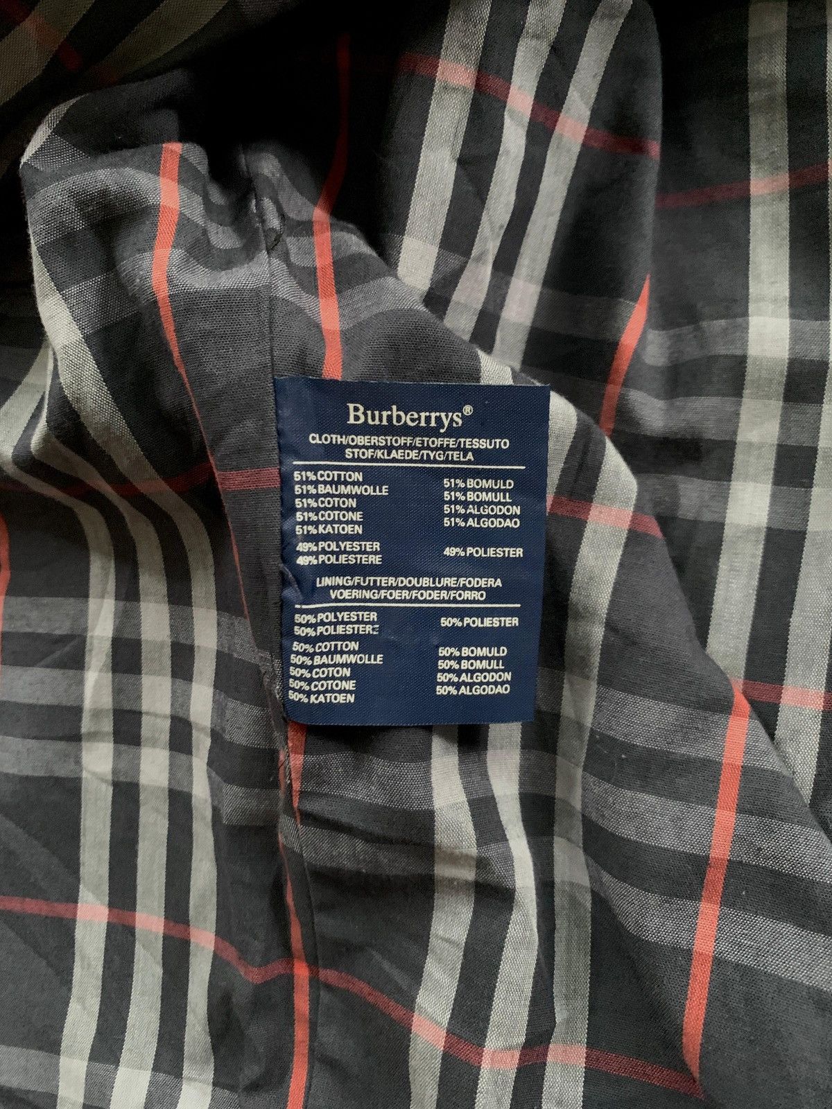 Burberry FREE TAX! 2000s Embroidery Logo Bomber Jacket Size US M / EU 48-50 / 2 - 10 Thumbnail