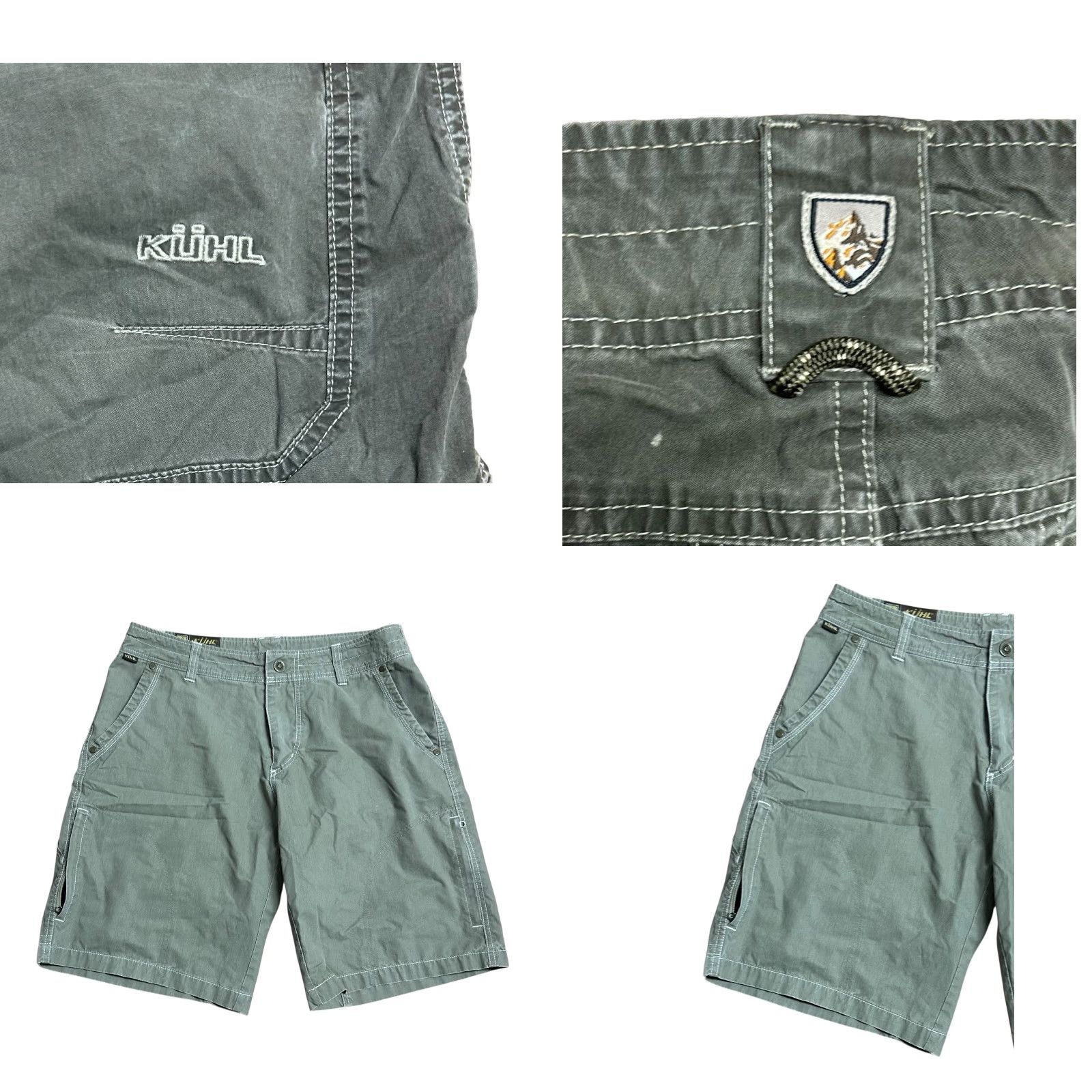 Vintage Kuhl Shorts Mens 32 Ambush Cargo Vintage Patina Dye Brown & Gray Lot Of 2 Hiking Cargo Short Mens 32 Gray Brown Outdoors 2 Pack Size US 32 / EU 48 - 9 Thumbnail