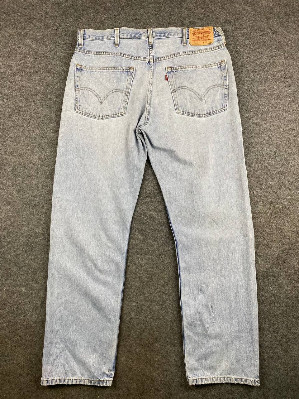 Levi's vintage levis 505 regular fit distressed denim nice design Size US 39 - 1 Thumbnail