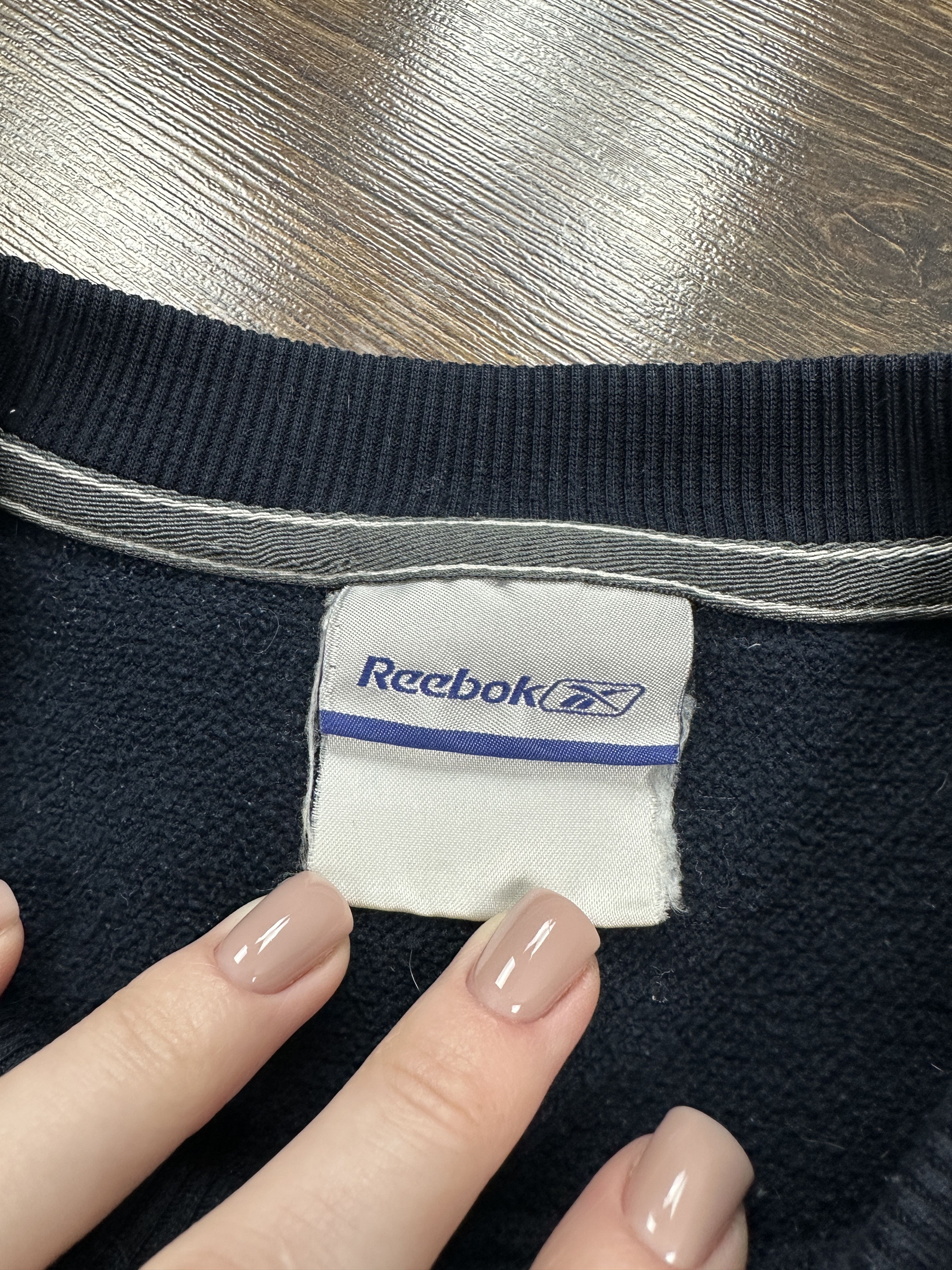 Reebok × Vintage Reebok Vintage Mens Sweatshirt Size US L / EU 52-54 / 3 - 3 Thumbnail