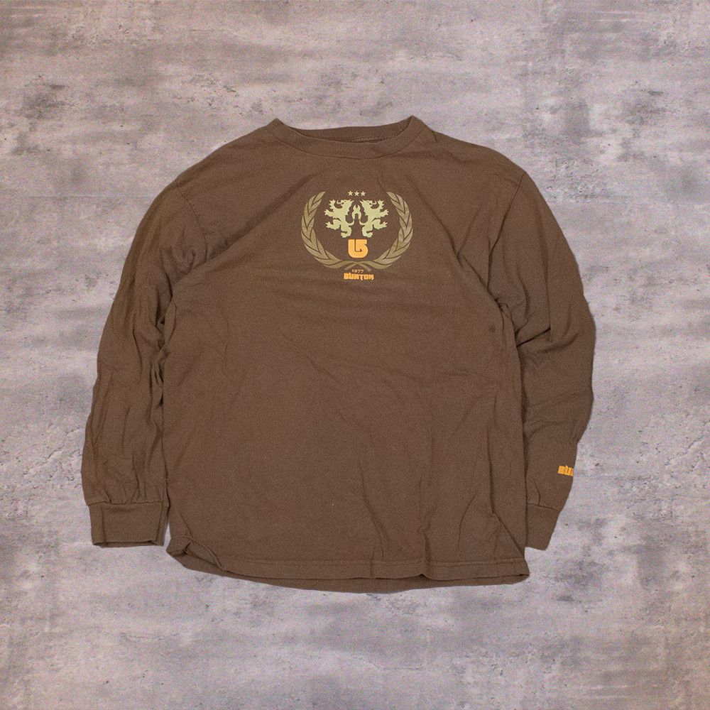 Burton 2000’s Burton Snowboard Brown Long Sleeve T-Shirt Size US M / EU 48-50 / 2 - 1 Thumbnail