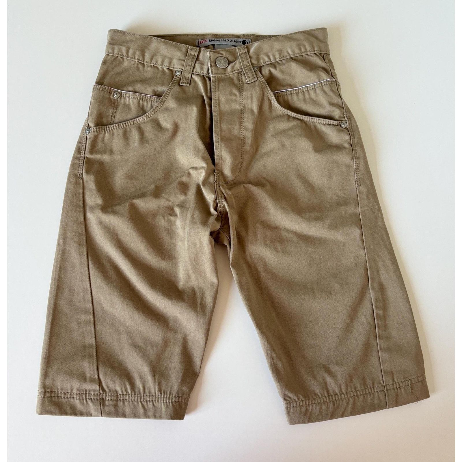 Levi's × Levi's Vintage Clothing Vintage Levi’s Engineered Cinch Back Khaki Shorts W27 Rare Size US 27 - 5 Thumbnail