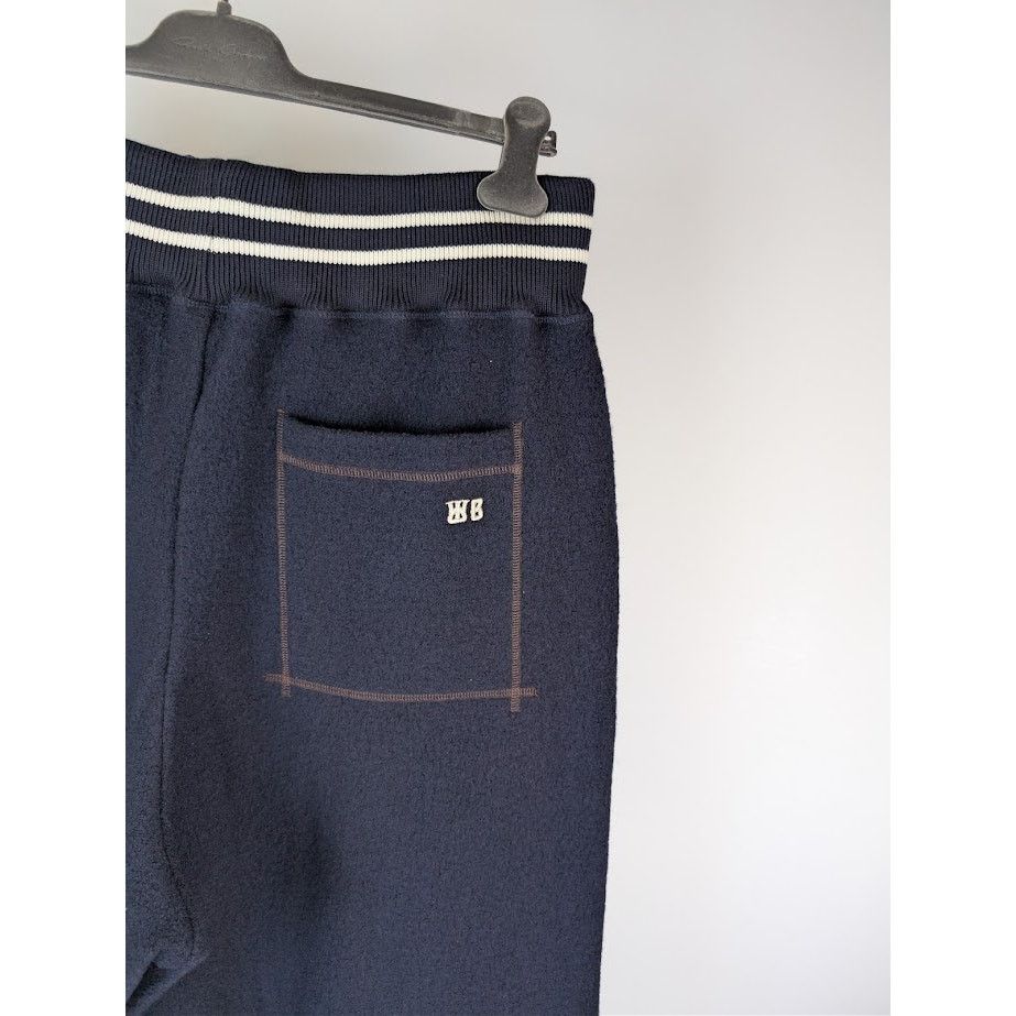 o1rshd1 Boiled Wool Jersey Shorts in Navy