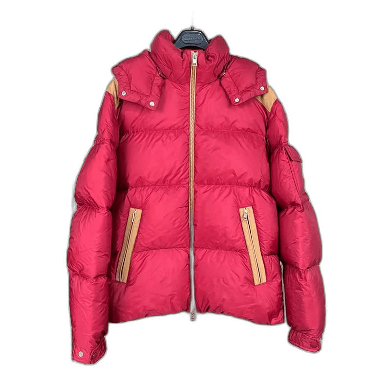 Moncler Moncler Red Kitinen Logo Down Jacket Size US M / EU 48-50 / 2 - 1 Thumbnail