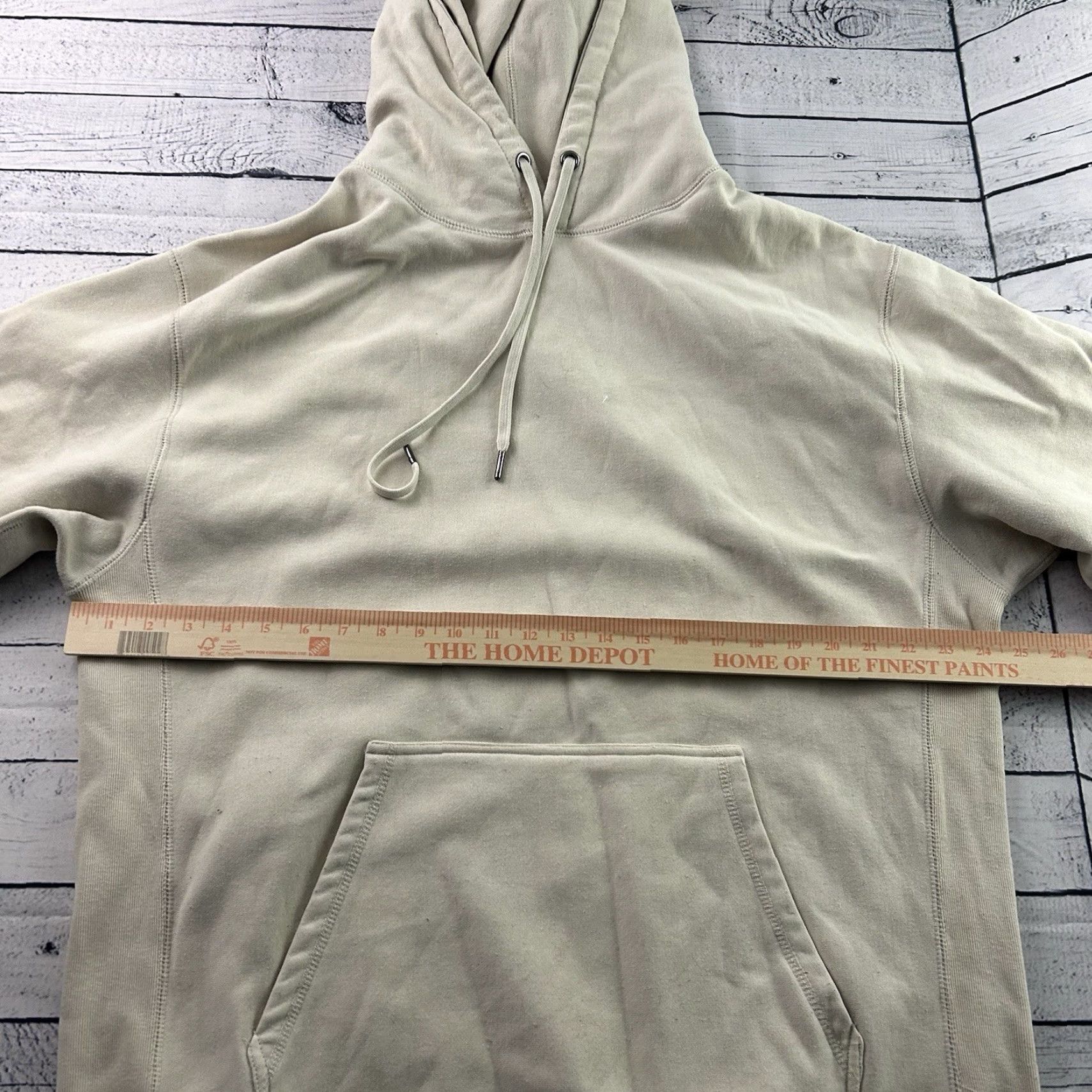 Vintage Maison Article Hoodie Men's 2XL Beige Pullover Sweatshirt Size US XXL / EU 58 / 5 - 3 Thumbnail