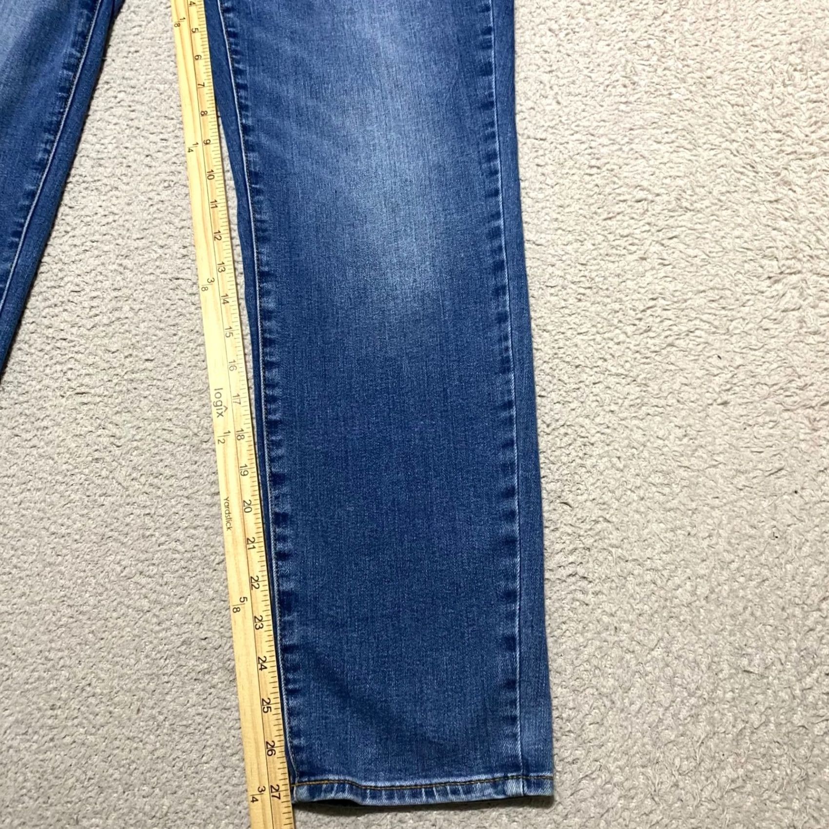 Talbots Talbots Jeans Slim 5-Pocket Denim Blue Medium Wash Mid Rise 10 Regular Adults Womens Bg 27in Inseam XS? Size 32" / US 10 / IT 46 - 6 Thumbnail