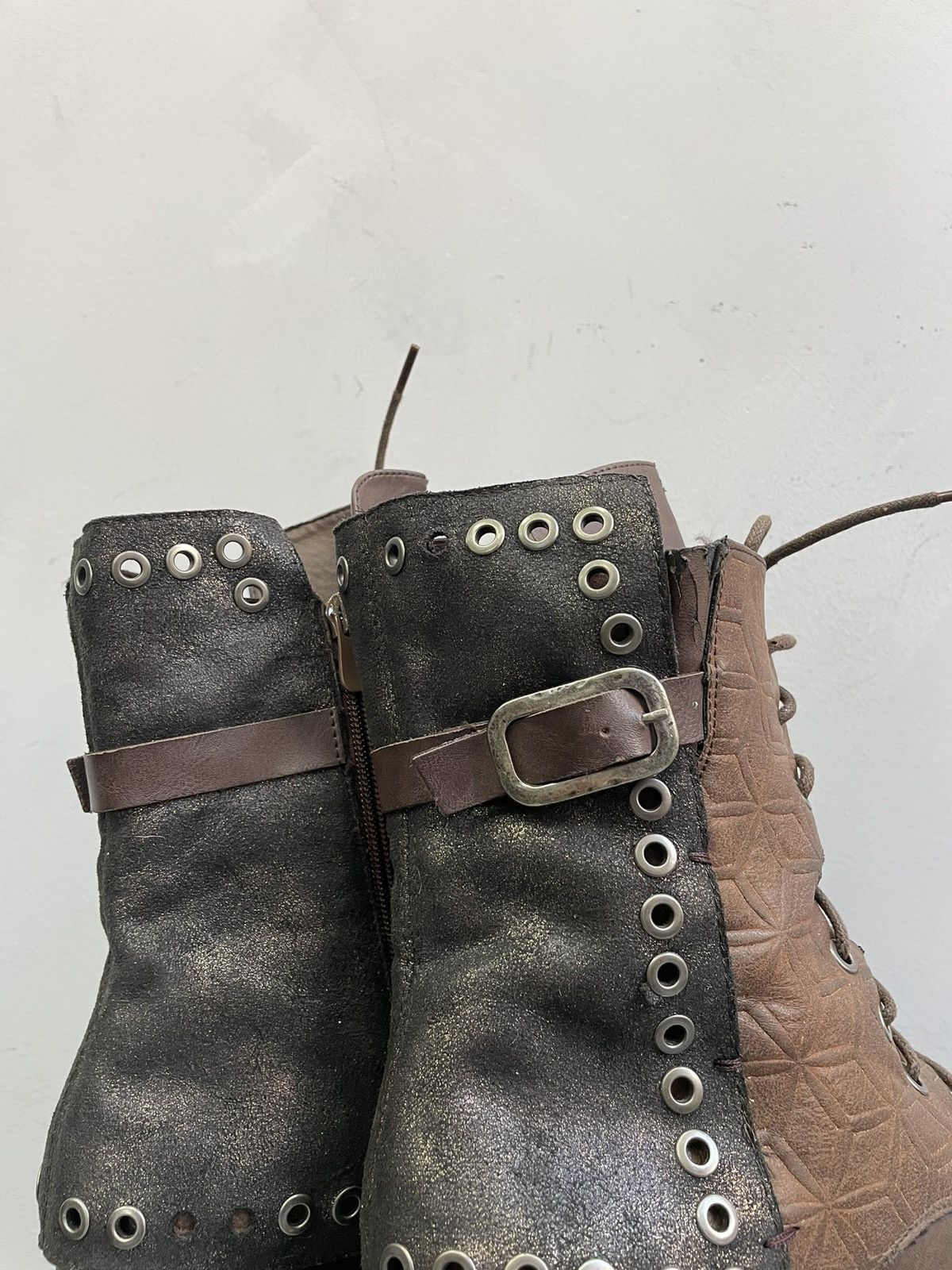 If Six Was Nine Ankle moto guidi style leather boots A.S. 98 boota 90s Size US 7.5 / EU 40-41 - 11 Thumbnail