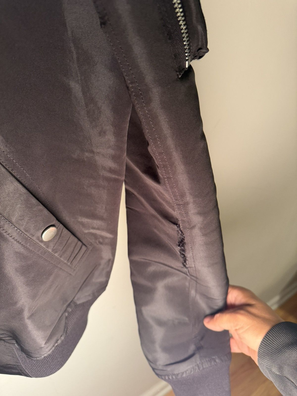 Rick Owens Rick Owens Flight Bomber Jacket Size US M / EU 48-50 / 2 - 5 Thumbnail