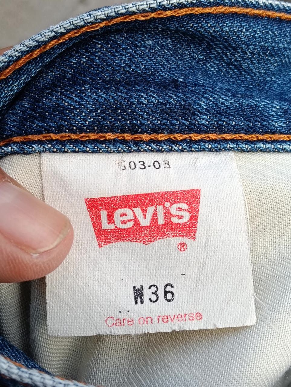 Levi's Vintage Levi's 503 Baggy faded Wash Jeans Size US 34 / EU 50 - 10 Thumbnail