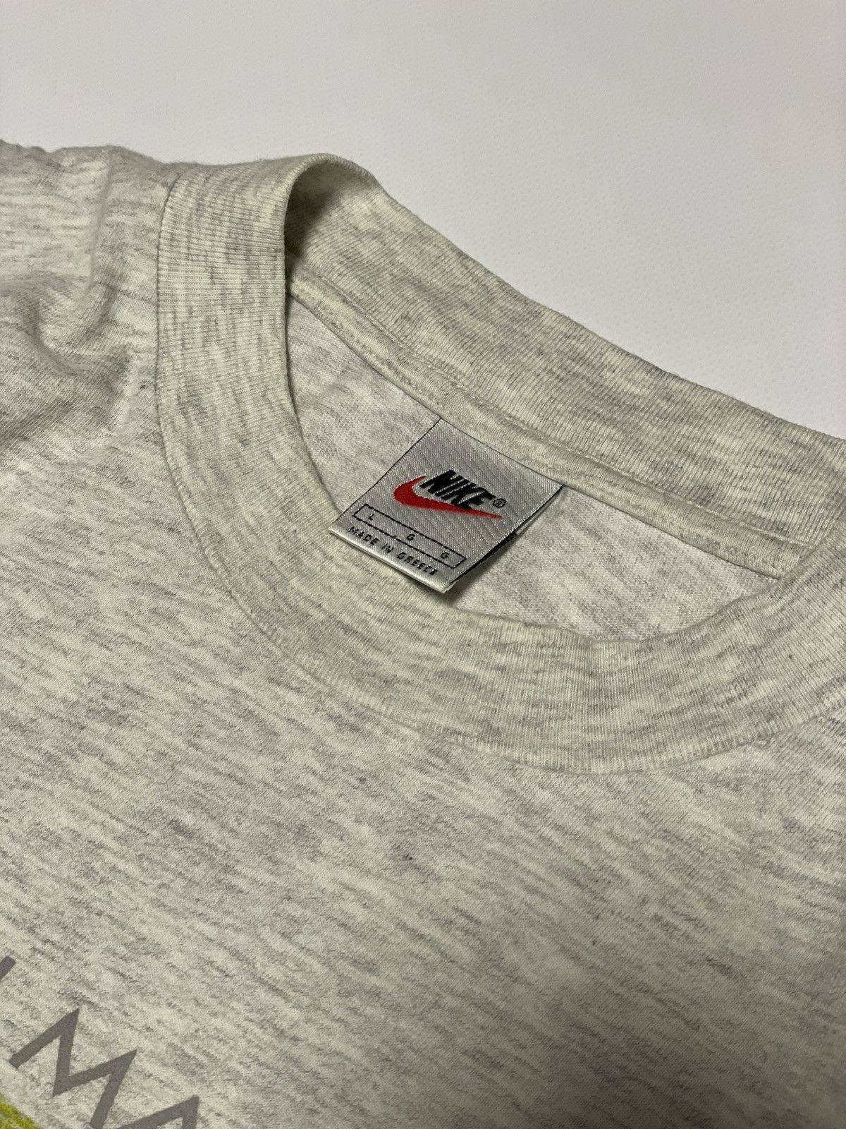 Nike × Vintage Nike 1997 Finisher Jungfrau Marathon Vintage Men's T-Shirt L Size US L / EU 52-54 / 3 - 6 Thumbnail