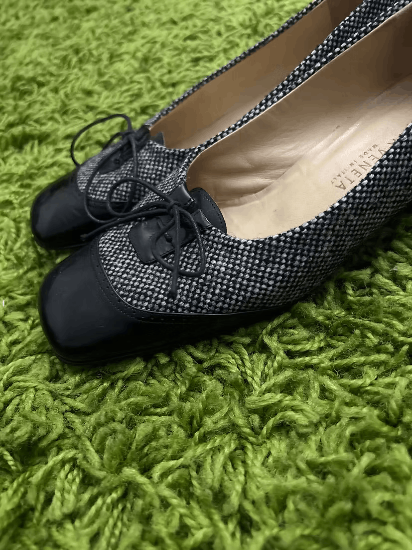 Bottega Veneta Early 2000s Kitten Heel Shoes Size US 7 / IT 37 - 5 Thumbnail