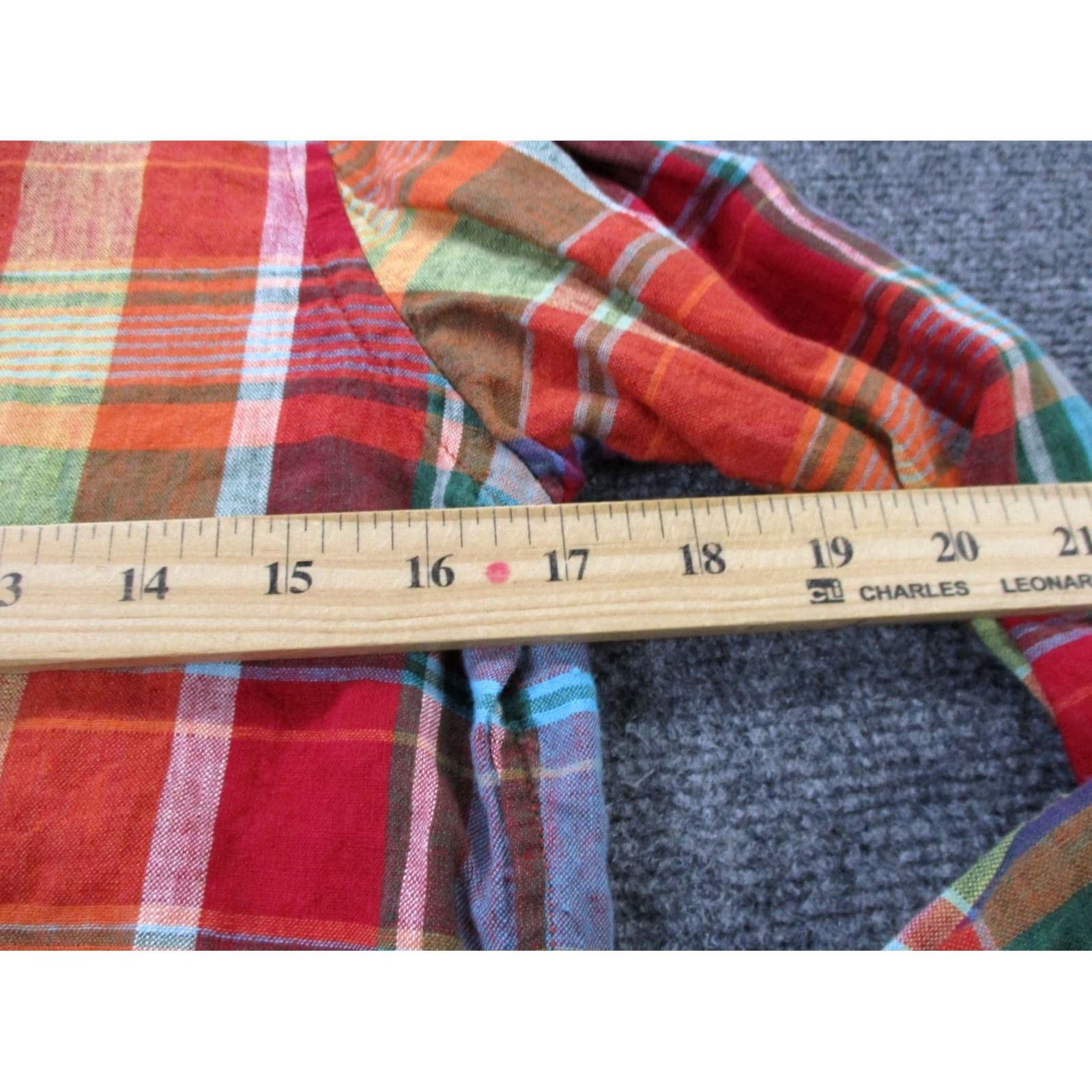 Ralph Lauren Ralph Lauren Shirt Mens M Colorful Rainbow Plaid Linen Classic Fit Golf Pony Size US M / EU 48-50 / 2 - 4 Thumbnail