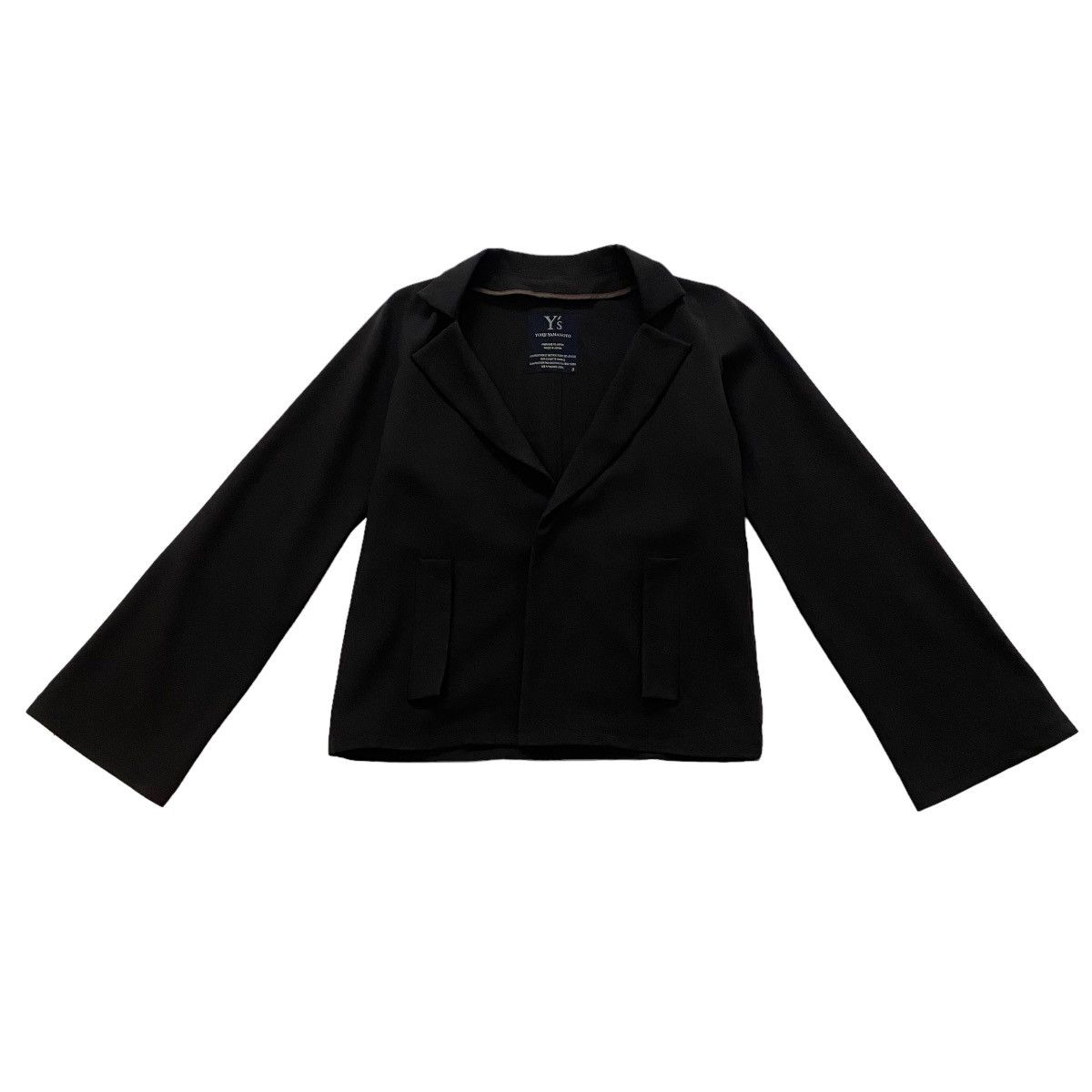 Yohji Yamamoto ✨Y's Yohji Yamamoto wool garbaine cropped jacket Size M / US 6-8 / IT 42-44 - 2 Thumbnail