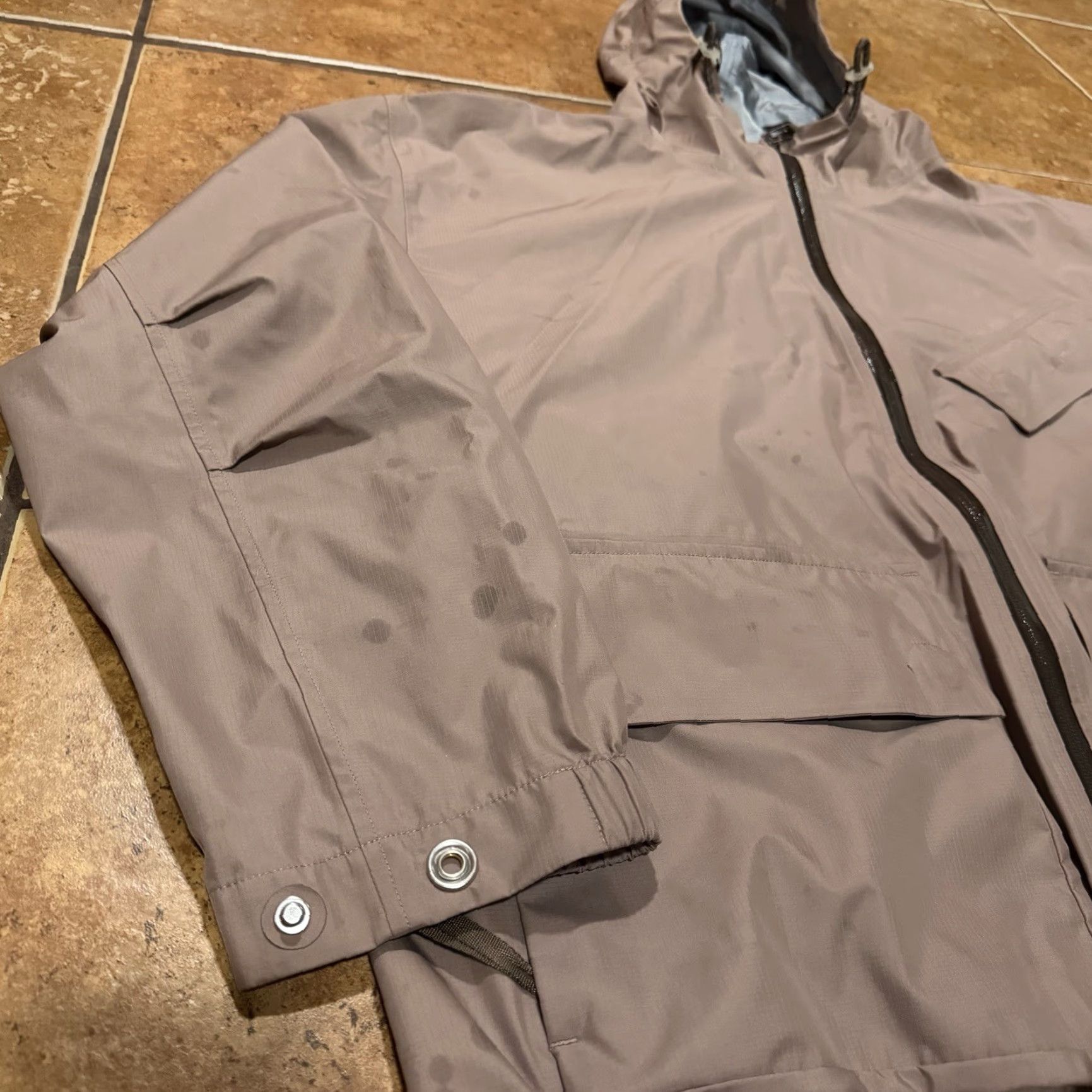 The Arrivals VINTAGE The Arrivals Jacket Mens XL Heavy Rain Parka Safari Hooded Cargo Casual Brown Polyester Softshell Full Zip Mens Size US XL / EU 56 / 4 - 3 Thumbnail