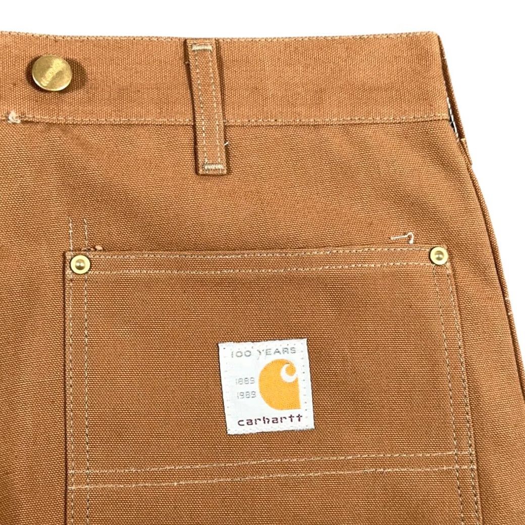 Carhartt VINTAGE Carhartt Pants Mens 38x33 Brown Canvas Duck USA 100 Years 80s Workwear Relaxed Straight Regular Size US 38 / EU 54 - 6 Thumbnail