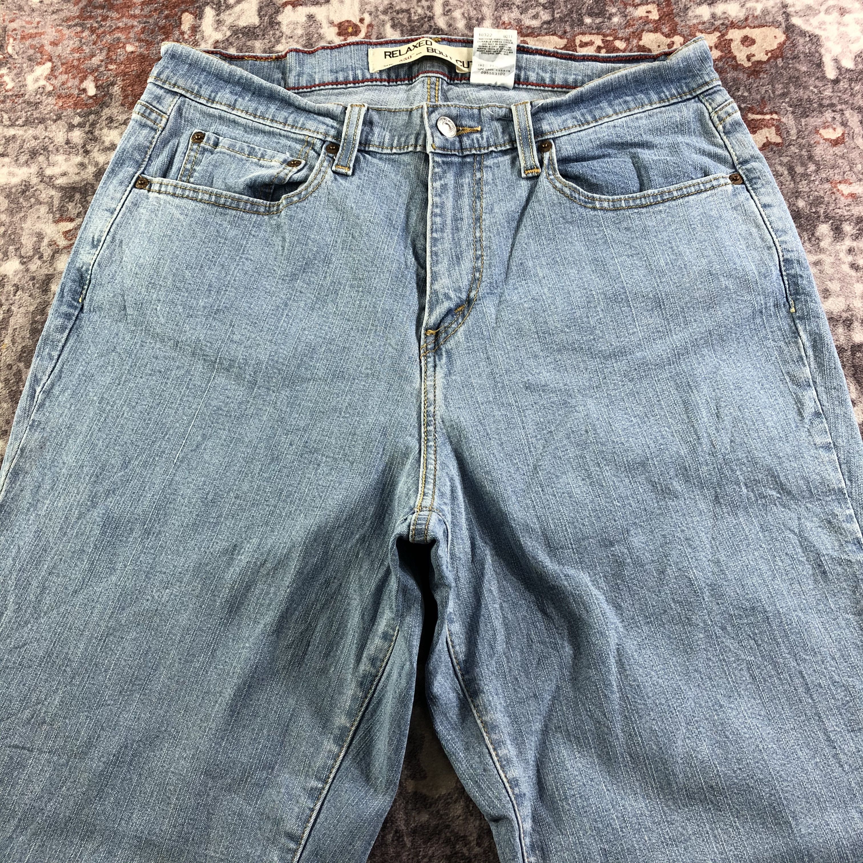 Levi's × Vintage Vintage Blue Wash Levis 550 Jeans-JM3413 Size 33" - 3 Thumbnail