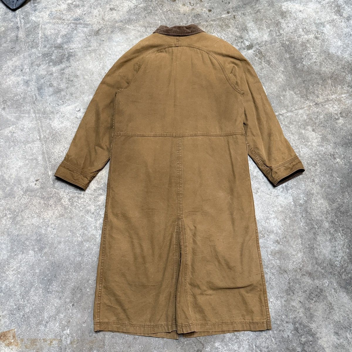 L.L. Bean Vintage LL Bean Aztec Fleece Lined Womens Canvas Long Button Size US M / EU 48-50 / 2 - 7 Thumbnail
