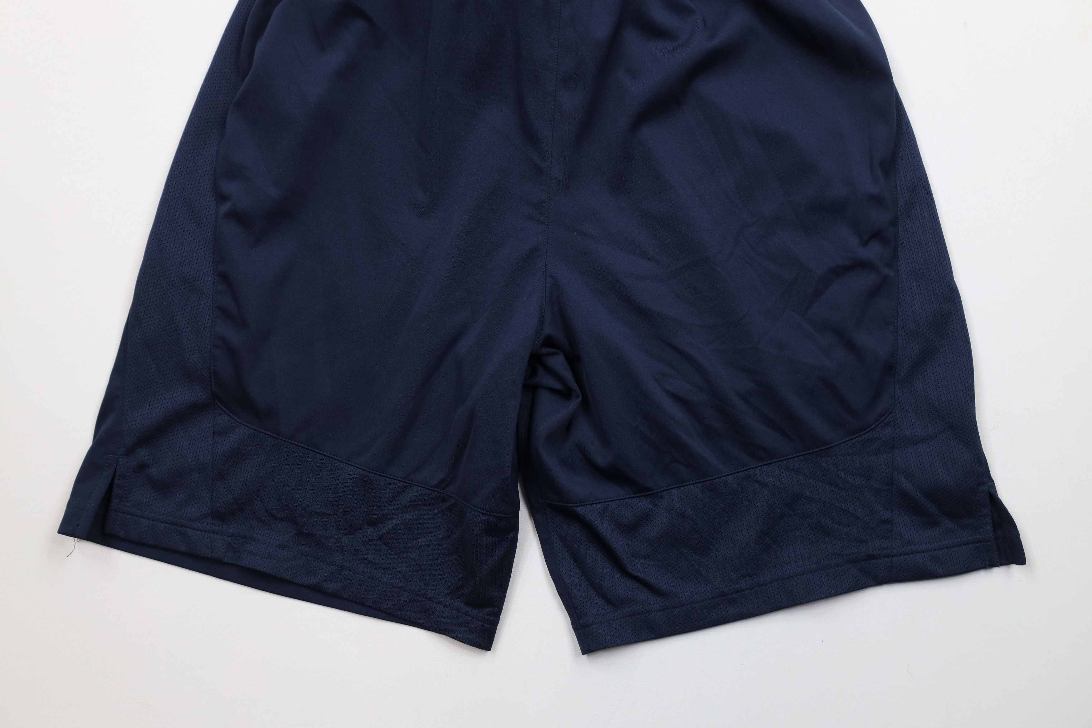 Nike × Vintage Vintage Y2K Nike Scott Mini Swoosh Gym Shorts Dark Blue Size US 32 / EU 48 - 11 Thumbnail