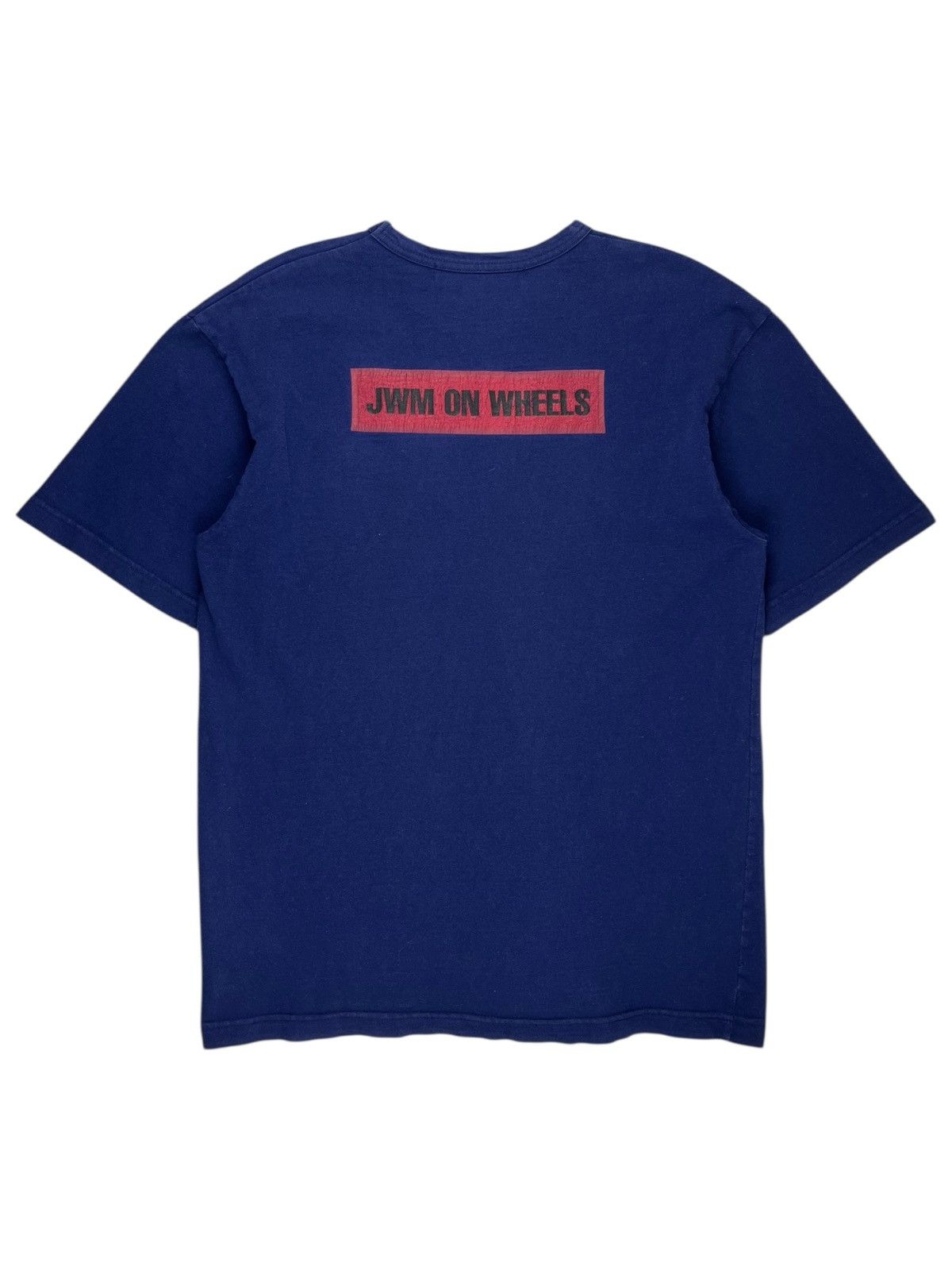 Junya Watanabe SS04 Junya Watanabe On Wheels Crest Logo Tshirt Navy Size US S / EU 44-46 / 1 - 2 Thumbnail