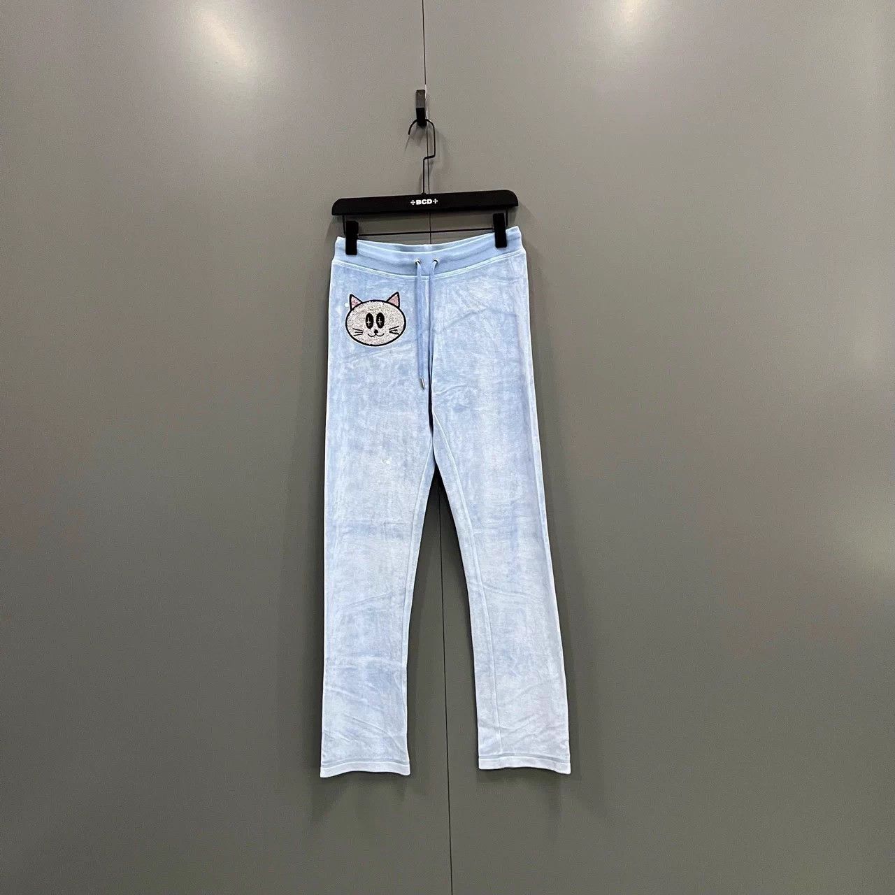 Philipp Plein PHILIPP PLEIN light blue velvet rhinestone set M 95new Size M / US 6-8 / IT 42-44 - 7 Thumbnail