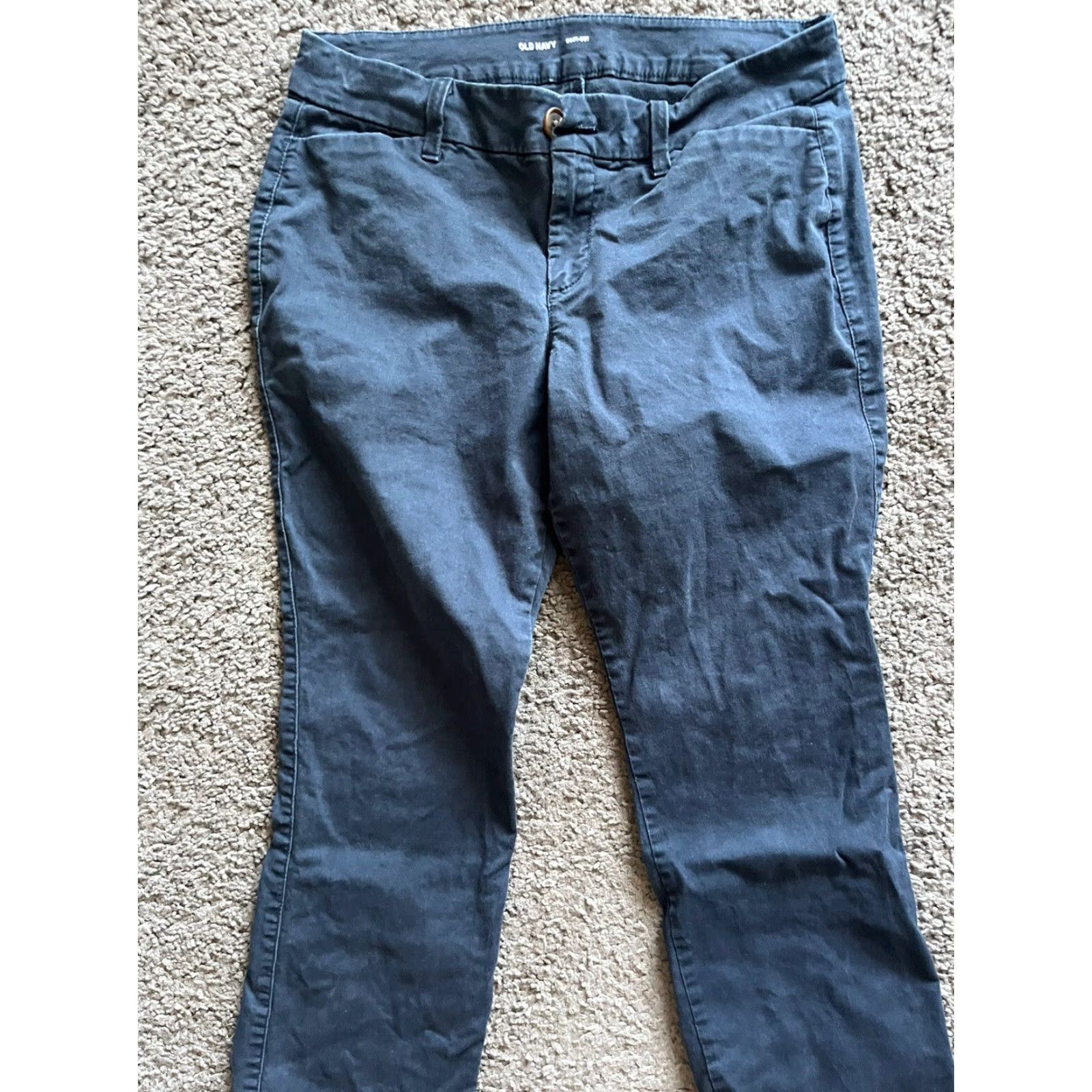 Old Navy Old Navy Women's Pants 4P Petite Blue Bootcut Cotton Stretch 29in Inseam Chino Size 27" / US 4 / IT 40 - 2 Thumbnail