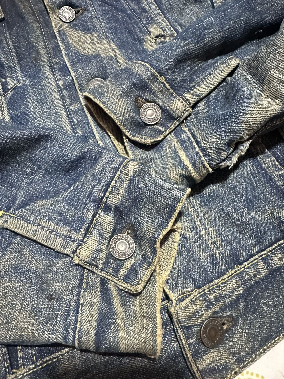 Levi's Vtg 60s 559 denim type 3 trucker jacket stamp button 17 Size US L / EU 52-54 / 3 - 5 Thumbnail