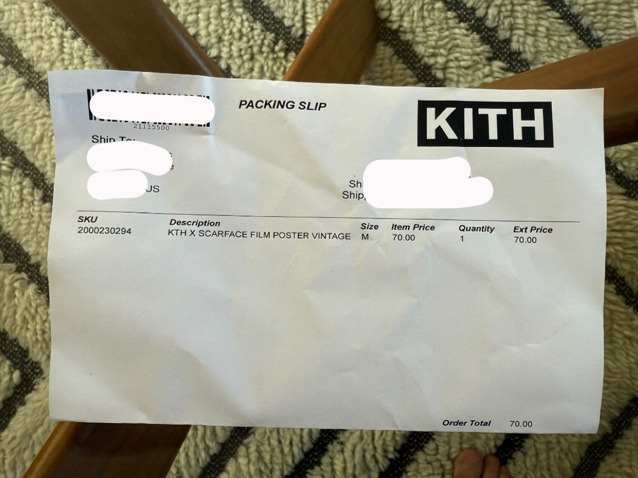 Kith Kith x Scarface vintage poster tee Size US M / EU 48-50 / 2 - 7 Thumbnail