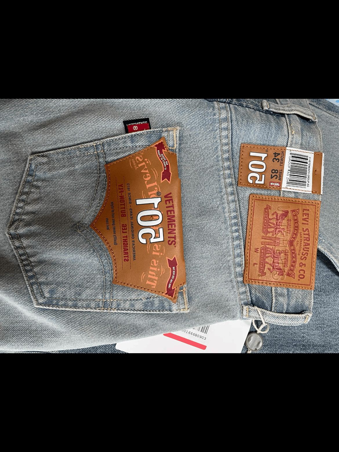 Levi's Levi's Vetements x Levi's Demna Joint Denim-2506 Size US 28 / EU 44 - 3 Thumbnail