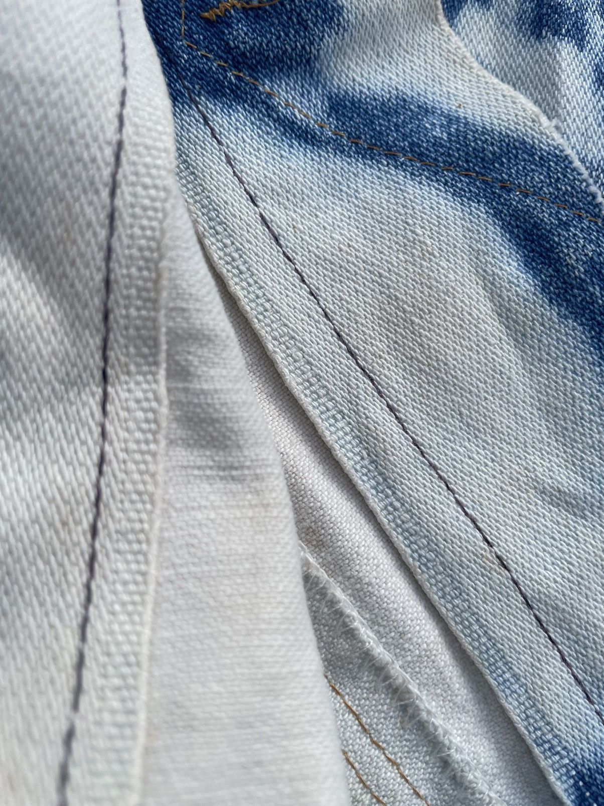 Vintage × Wrangler Wrangler Selvedge 70s/80s Destroy Sleeveless Spalsh Jacket Size US S / EU 44-46 / 1 - 17 Thumbnail