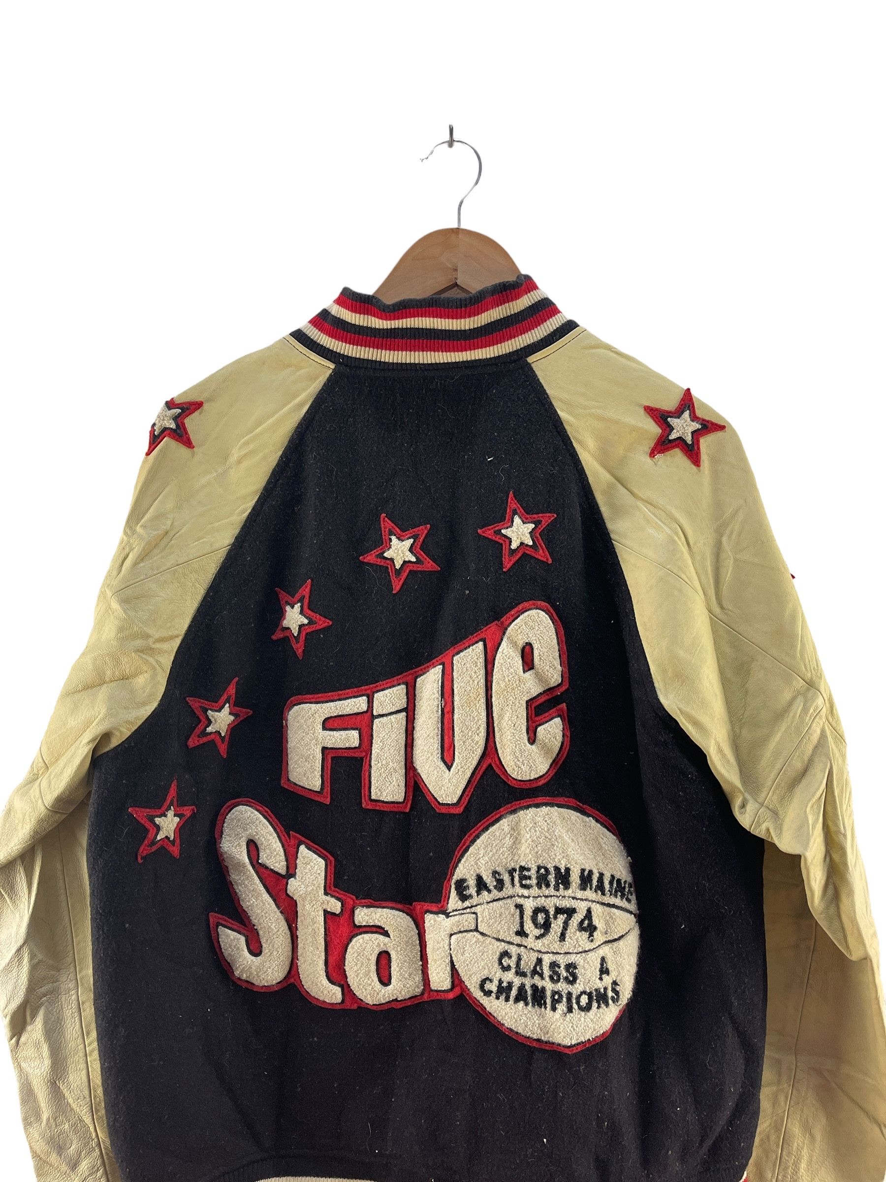Other Vintage Houston Sportswear Eastern Maine Varsity Jacket Size US L / EU 52-54 / 3 - 8 Thumbnail