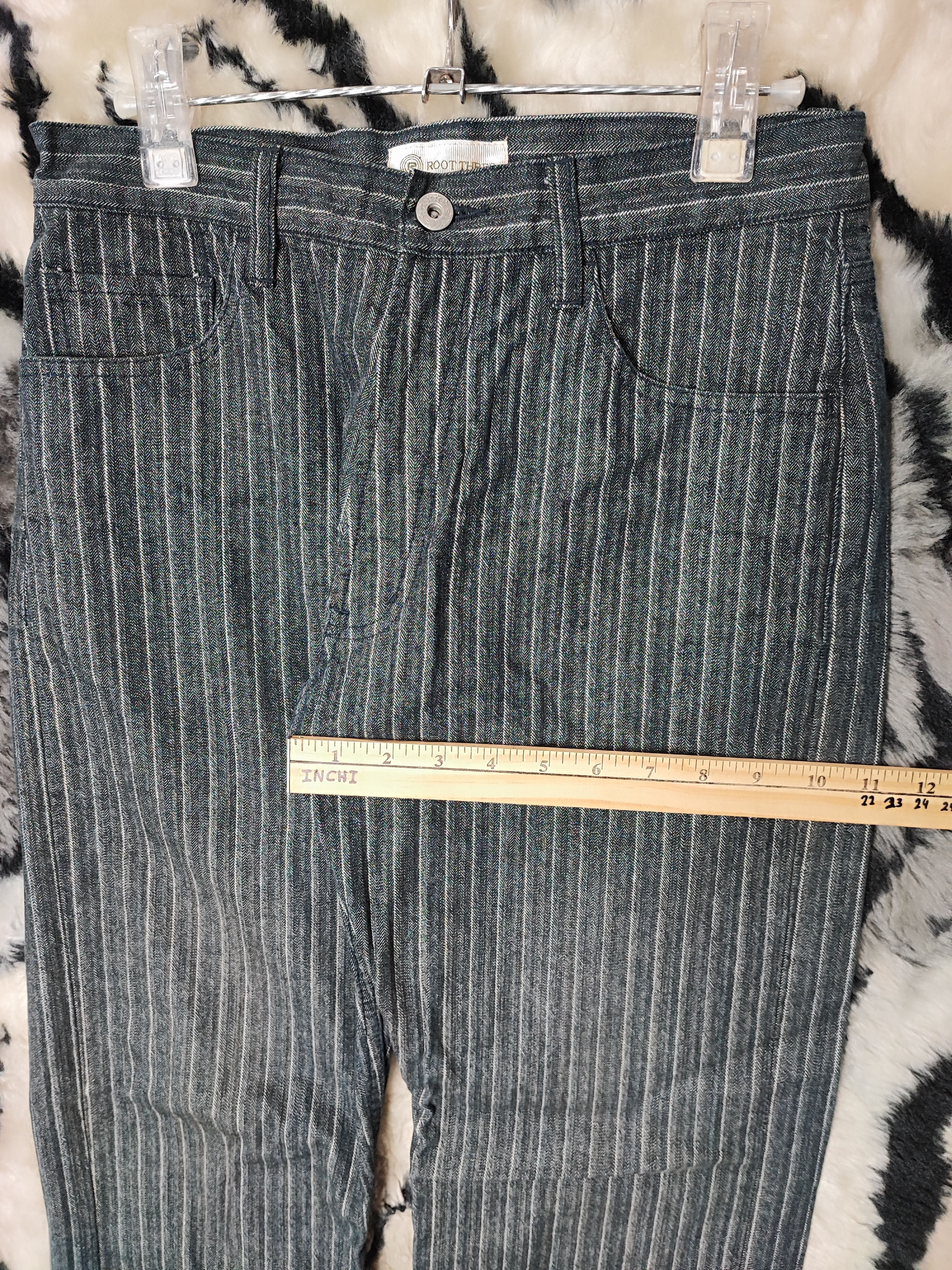 Undercover ROOT THREE HEAVY COTTON STRIPE CHINO PANTS JEANS Size US 29 - 5 Thumbnail