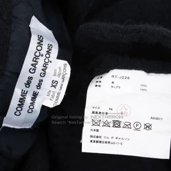 Comme des Garcons Comme Des Garcons Vintage Navy Blazer Top Size XS / US 0-2 / IT 36-38 - 9 Thumbnail