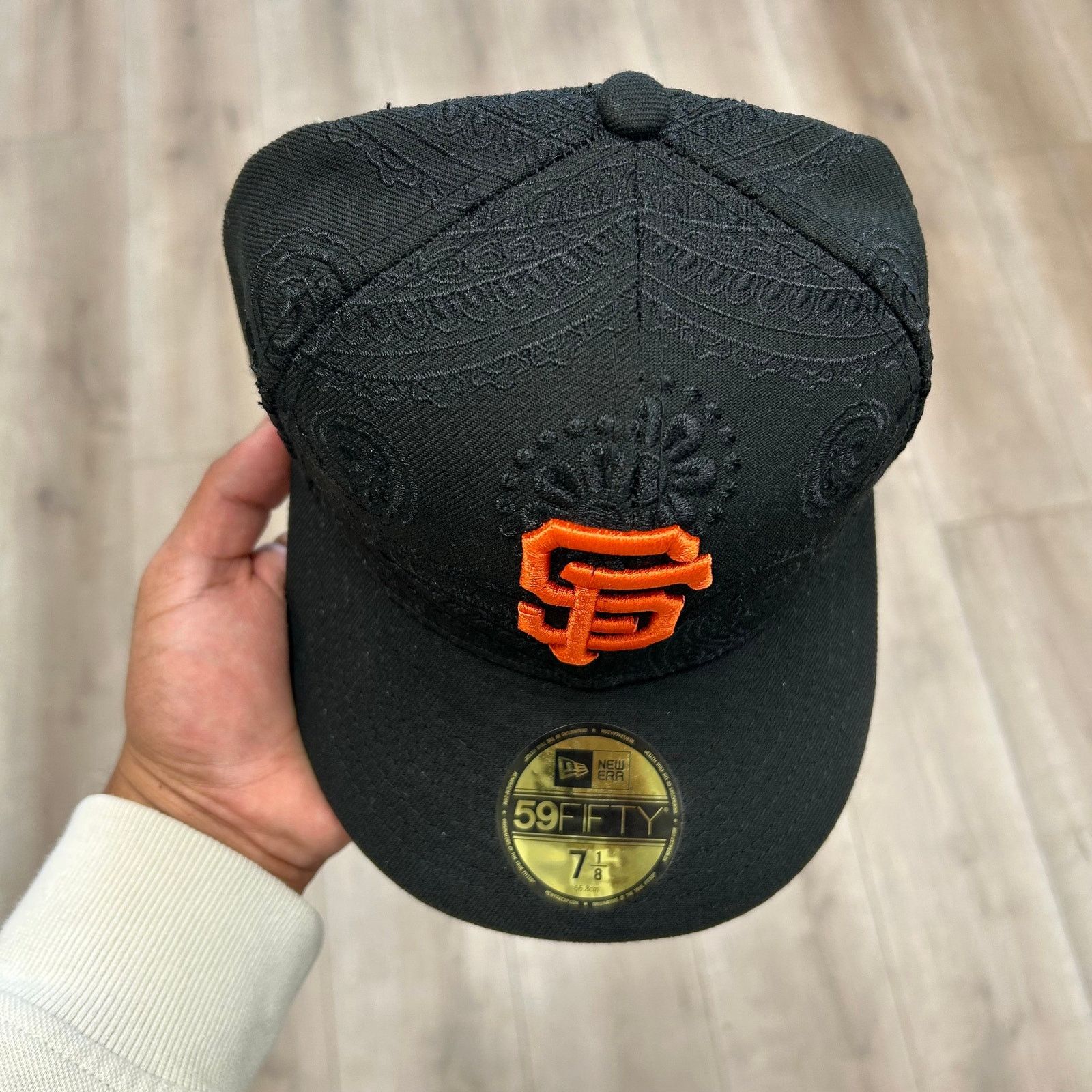 New Era New Era San Francisco Giants Paisley Swirl fitted hat 7 1/8 Size ONE SIZE - 3 Thumbnail
