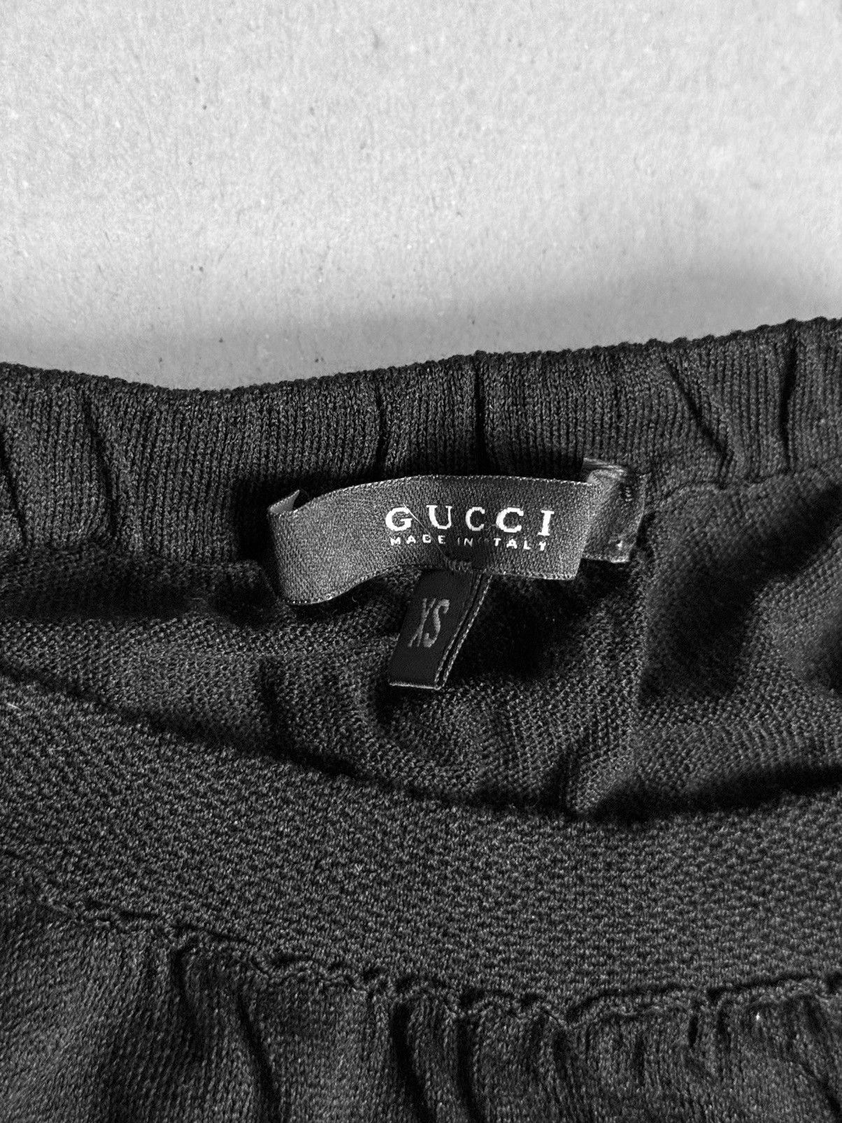 Gucci Tom Ford for Gucci sheer silk blouse top with drapery Size XS / US 0-2 / IT 36-38 - 3 Thumbnail