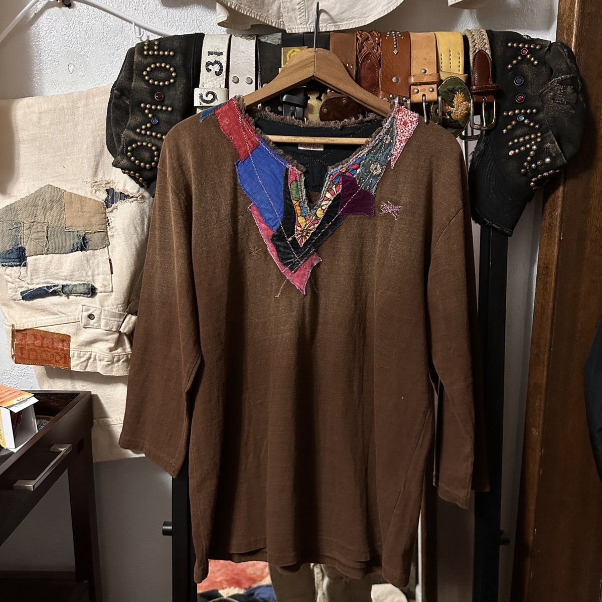 Kapital × Kapital Kountry Kapital 2015 Psychadelic Hippie boro patchwork crash tee Size US L / EU 52-54 / 3 - 1 Thumbnail