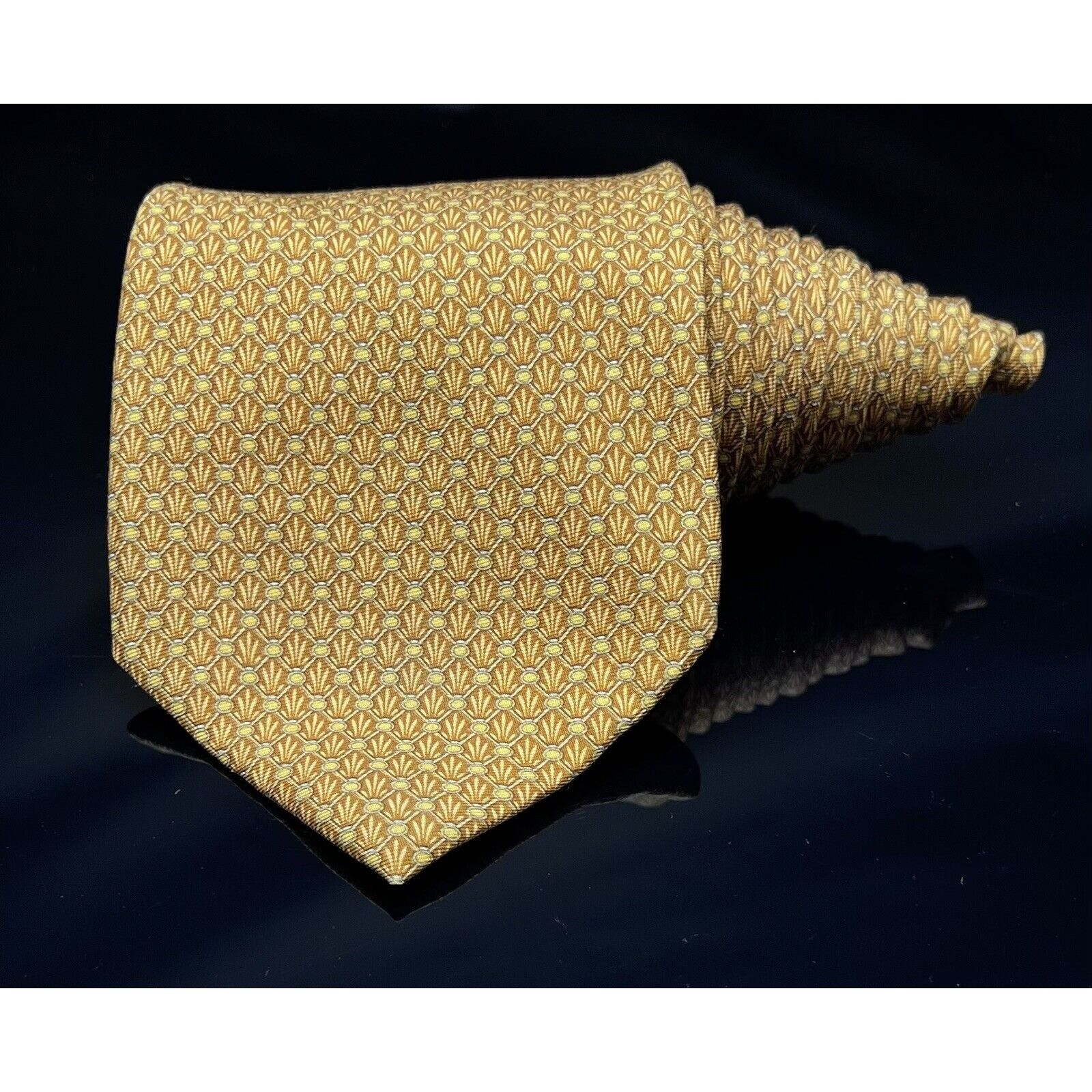 Ike Behar -IKE BEHAR ALL IMPORTED SILK USA HAND TAILORED NECKTIE Field Size ONE SIZE - 2 Thumbnail