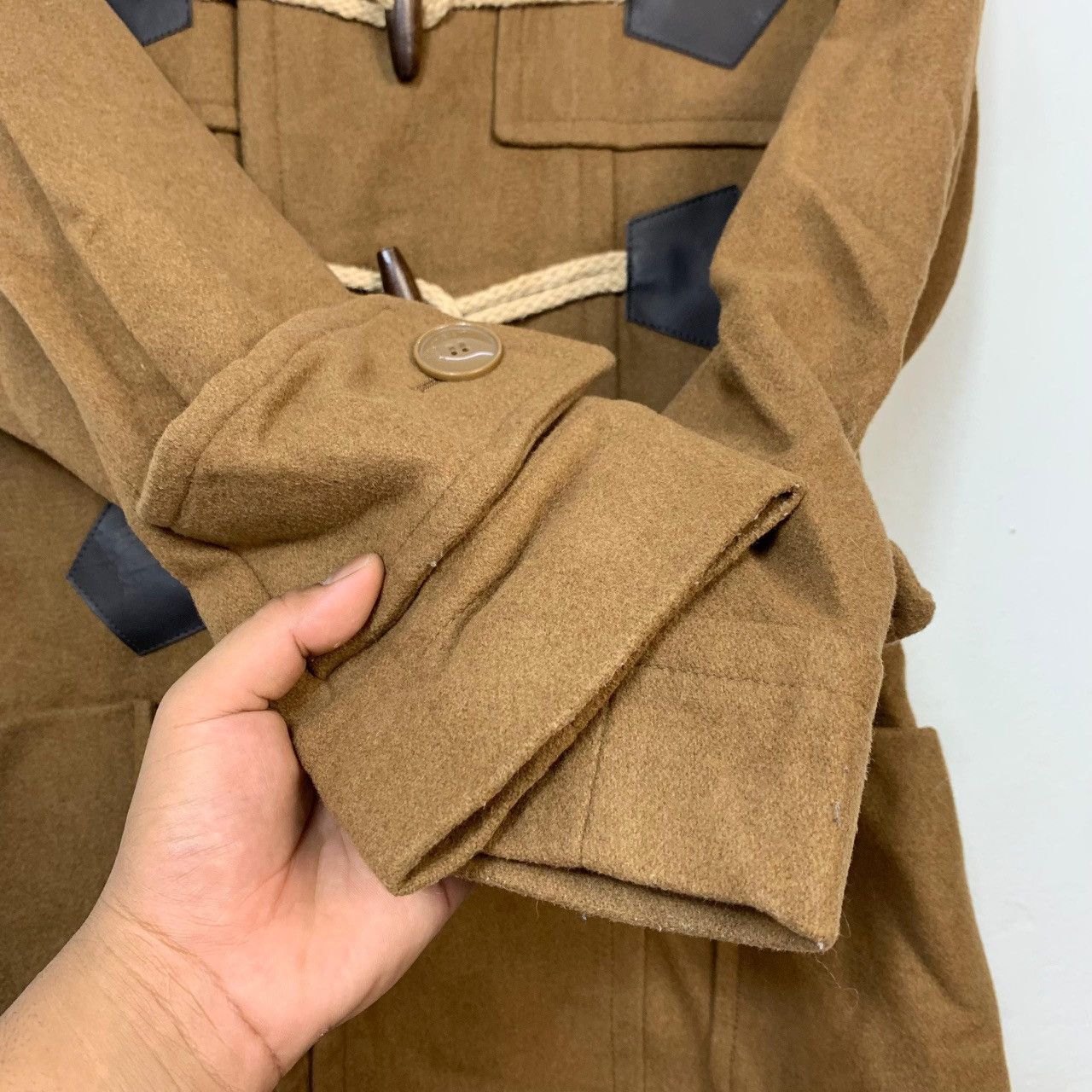 Ne-Net ARCHIVE Issey Miyake Ne-Net Japanese Wood Toggle Duffle Coat Size US L / EU 52-54 / 3 - 11 Thumbnail