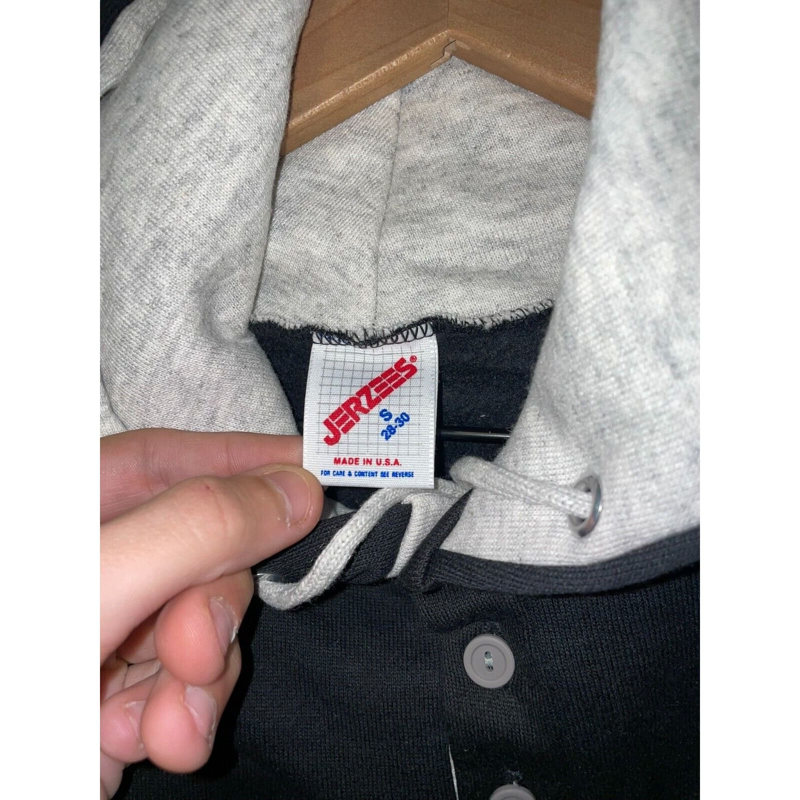 Jerzees Vintage Montana Hoodie Jacket Jerzees 1990s VTG 90s Small Size US S / EU 44-46 / 1 - 8 Thumbnail