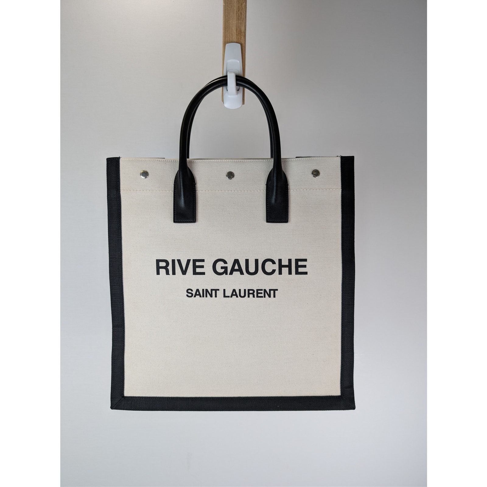 Saint Laurent Paris o1rshd1 Q:2 / Size: OS / Rive Gauche North / South Tote Bag Size ONE SIZE - 1 Thumbnail