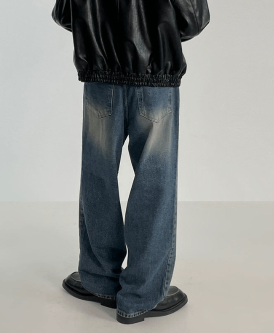 Japanese Brand × Jean Japanese loose trend straight high street versatile jeans Size US 32 / EU 48 - 4 Thumbnail
