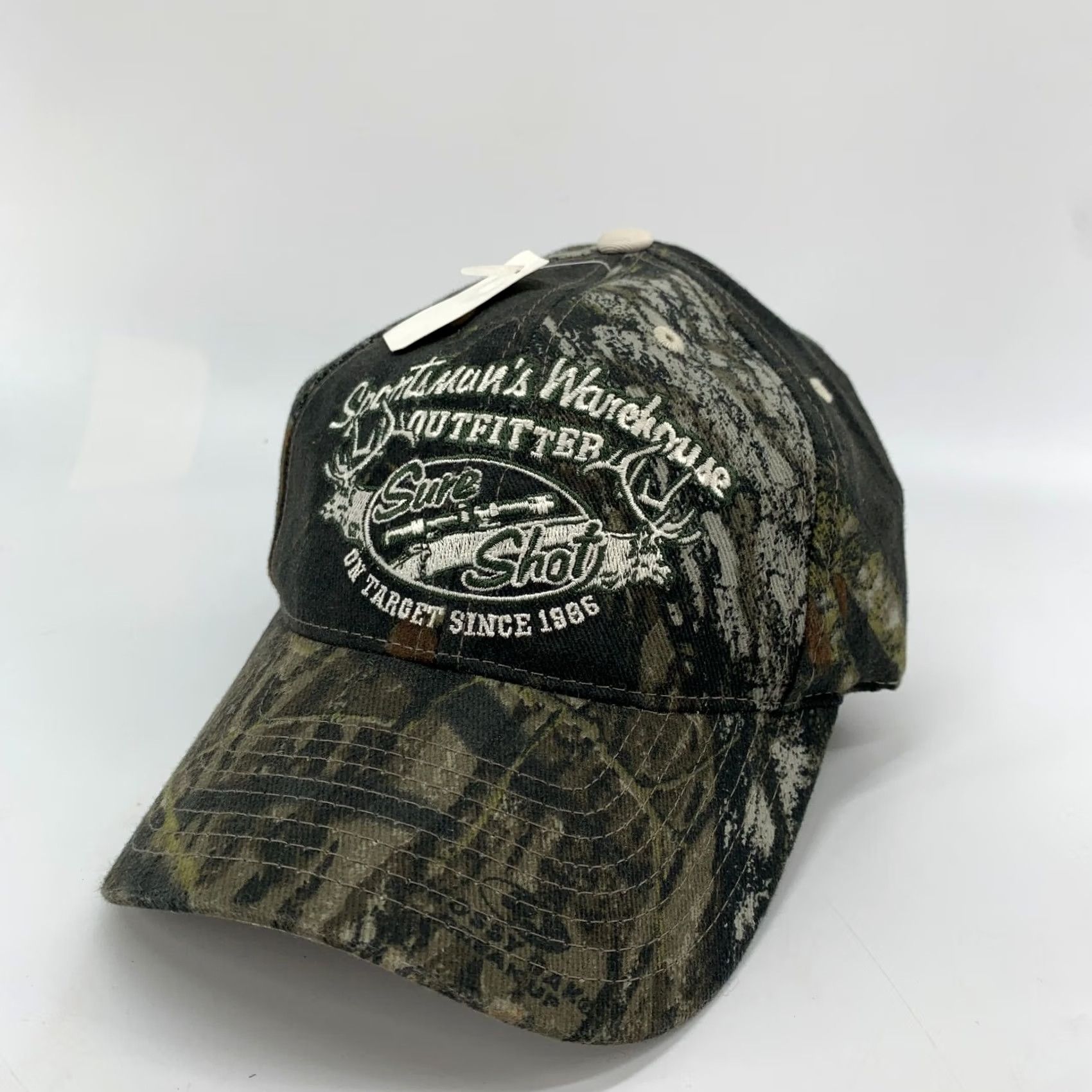 Warehouse Sportsman's Warehouse Outfitter Adjustable Camo Baseball Cap Green Men's OS New Size ONE SIZE - 2 Thumbnail