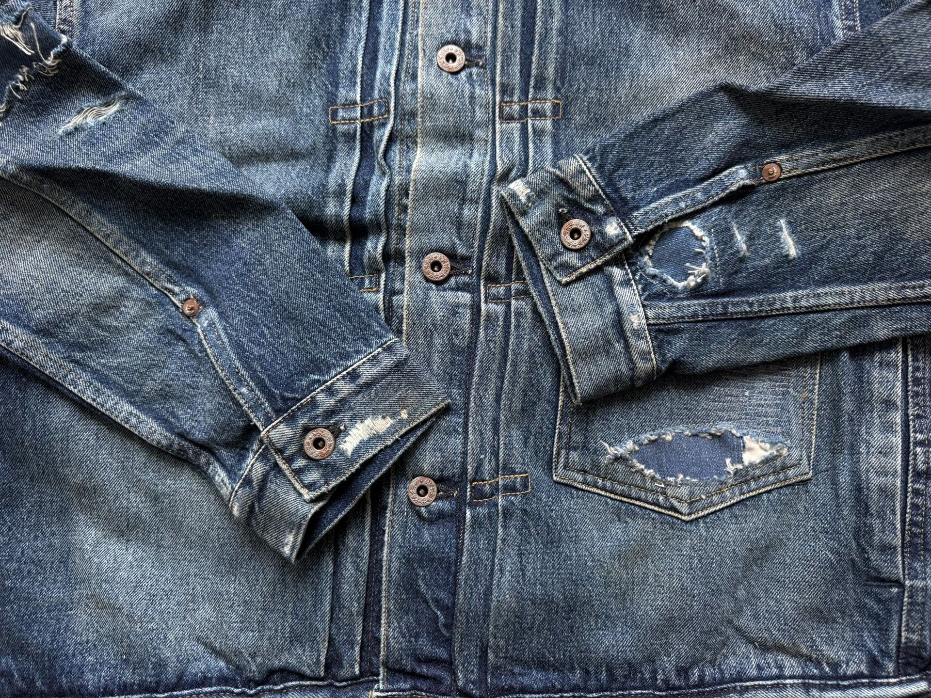 Madness MADNESS 24AW AGING TYPE-I DENIM JACKET Size US S / EU 44-46 / 1 - 7 Thumbnail