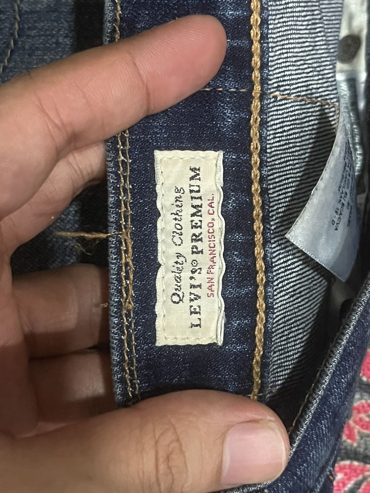 Levi's Vintage Levi’s 569 Big E Non Selvedge Blue Washed Jeans Size US 31 - 18 Thumbnail
