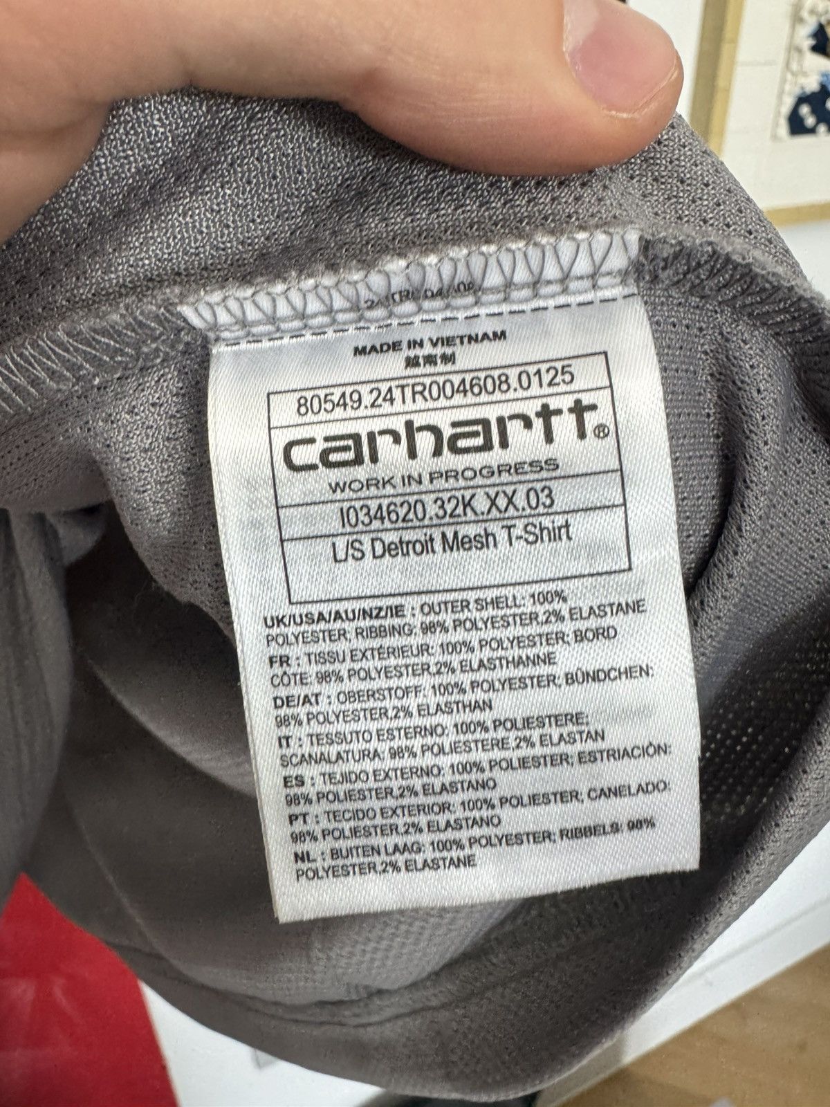 Carhartt Wip Carhartt Detroit Mesh Jersey Sport Rap Streetwear Hype Y2k Size US XL / EU 56 / 4 - 4 Thumbnail