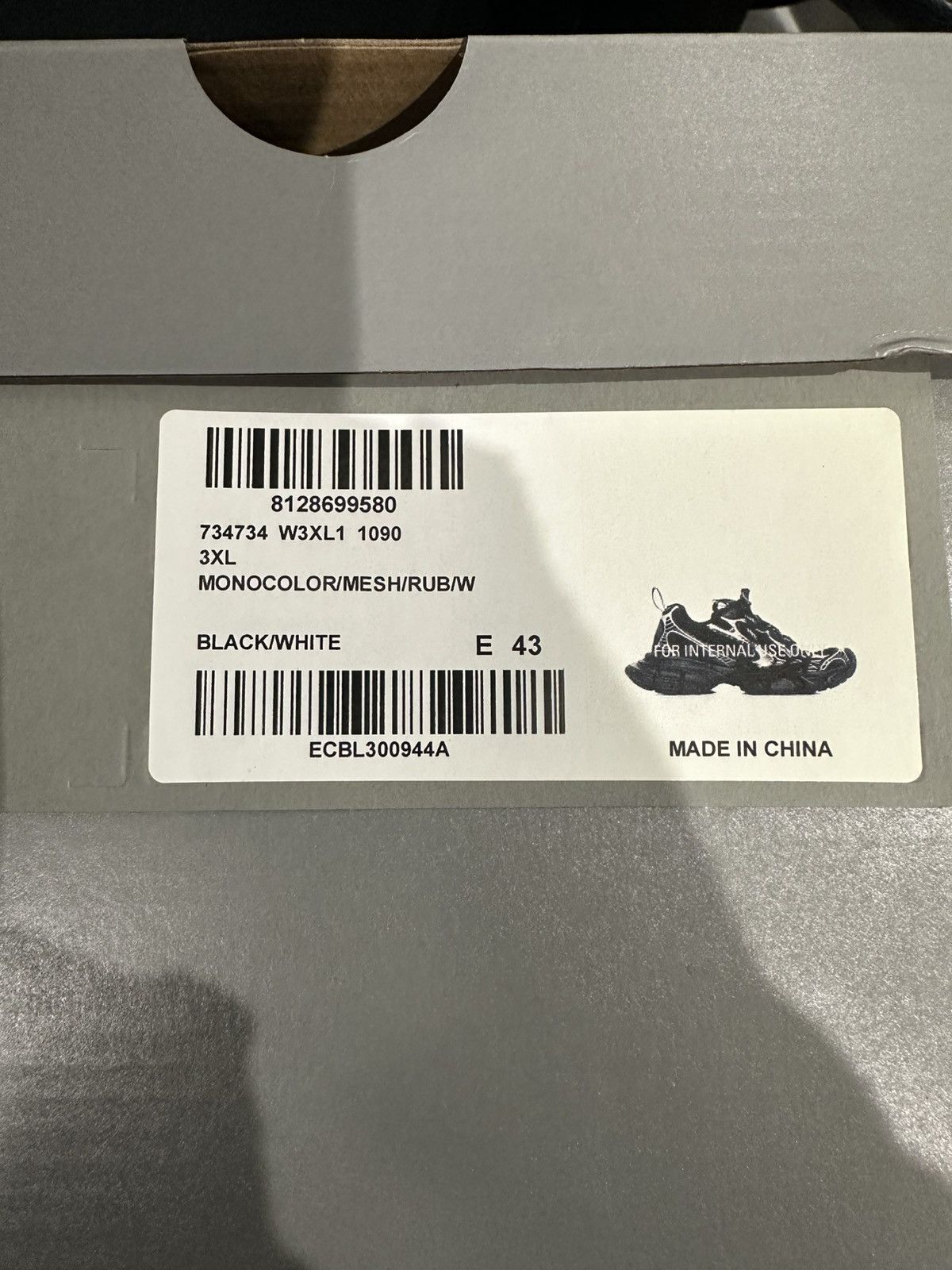 Balenciaga BALENCIAGA - 3XL Sneaker Black Size US 10 / EU 43 - 7 Thumbnail