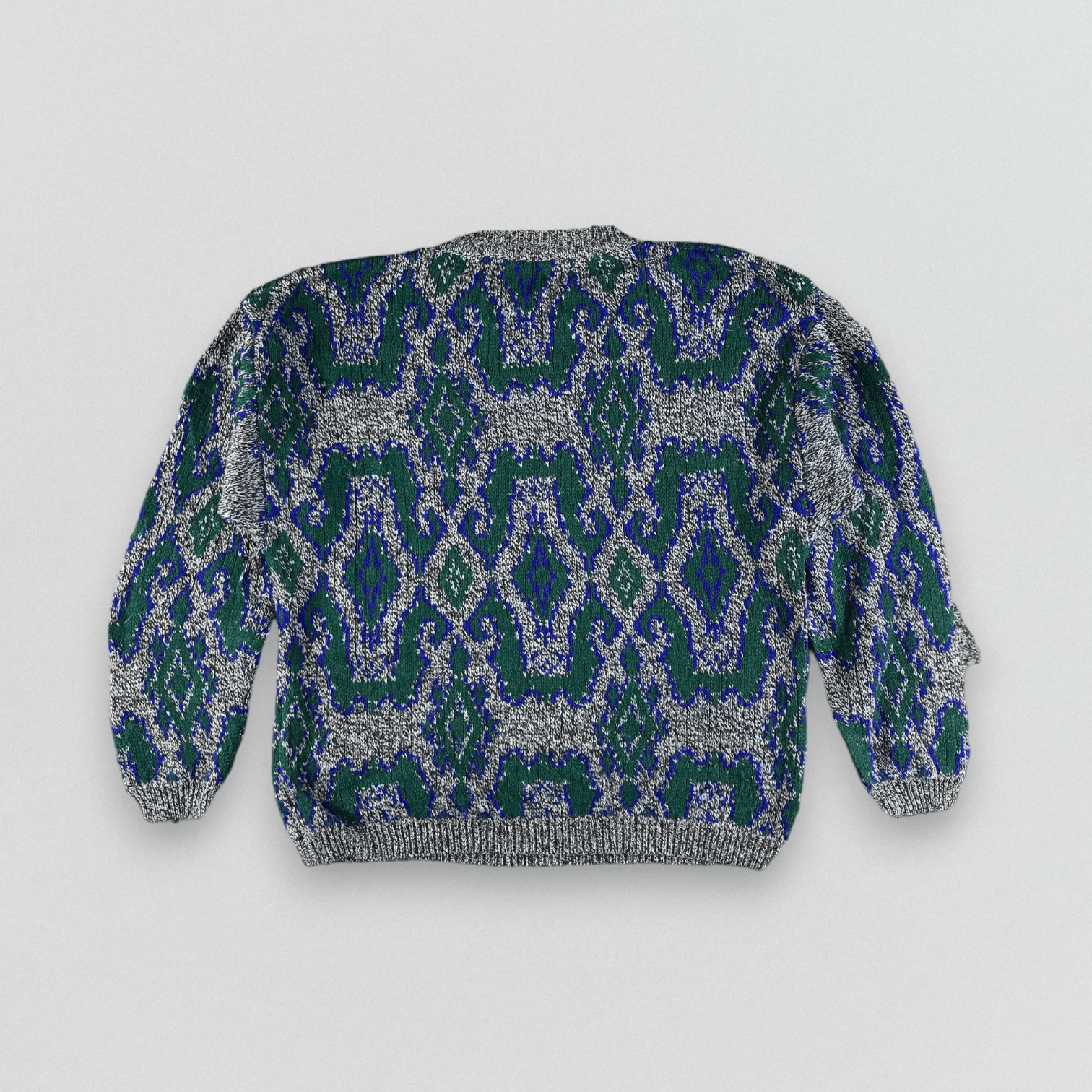 Benetton Vintage Benetton Knit Sweatshirt K1060 Size US M / EU 48-50 / 2 - 2 Thumbnail