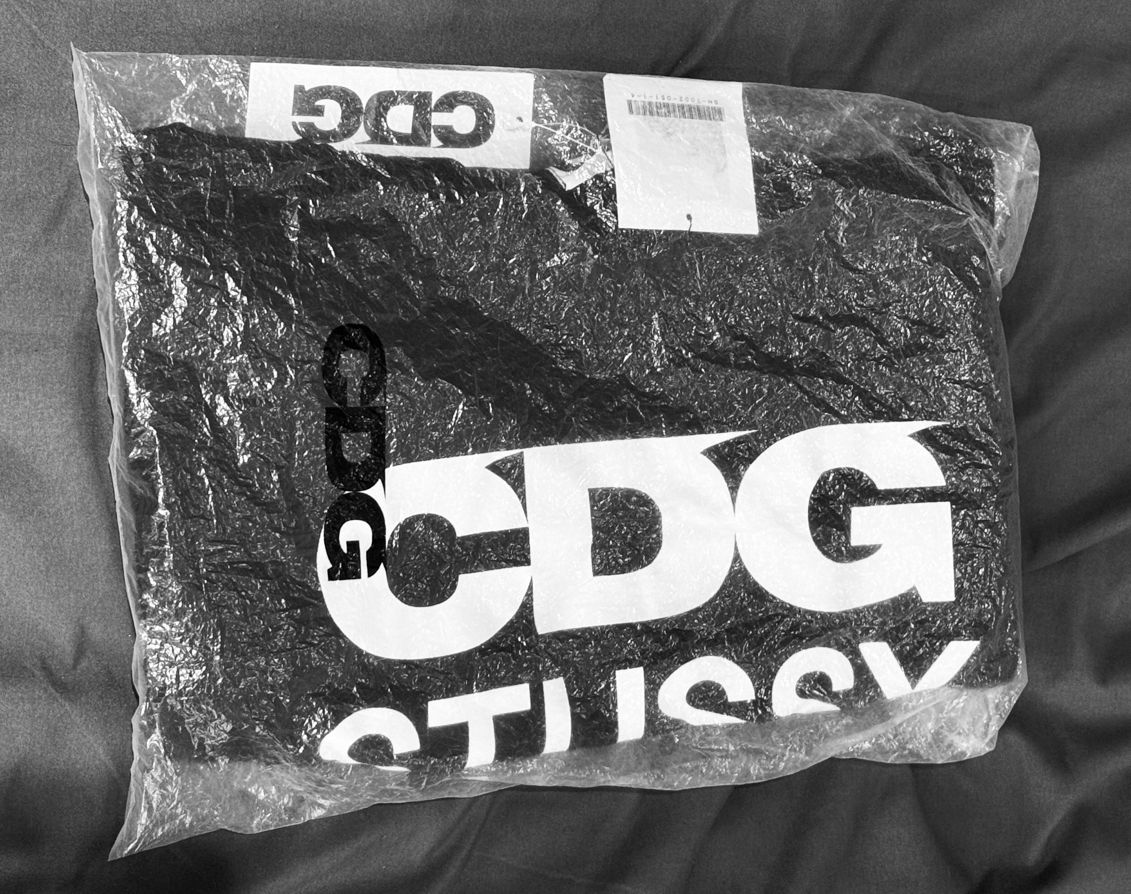 CDG by Comme des Garcons × Stussy Stüssy x CDG CollabTee: Brand New, Black, Size L (RARE) BNWT Size US L / EU 52-54 / 3 - 4 Thumbnail